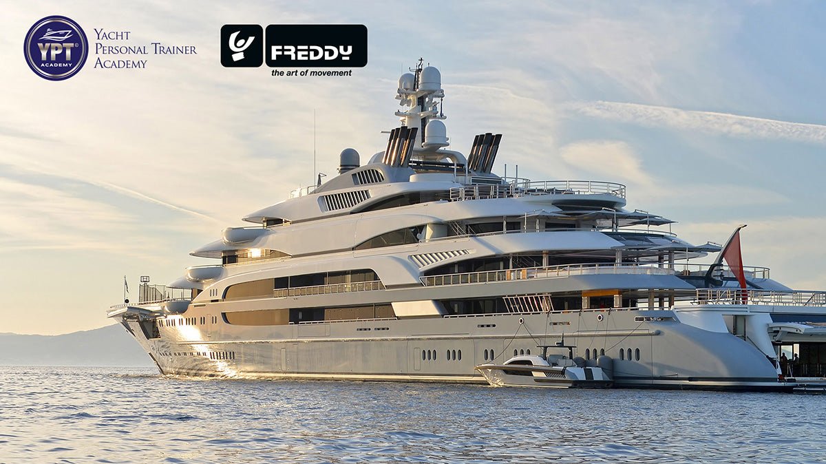 Freddy è Official Supplier di Yacht Personal Trainer Academy