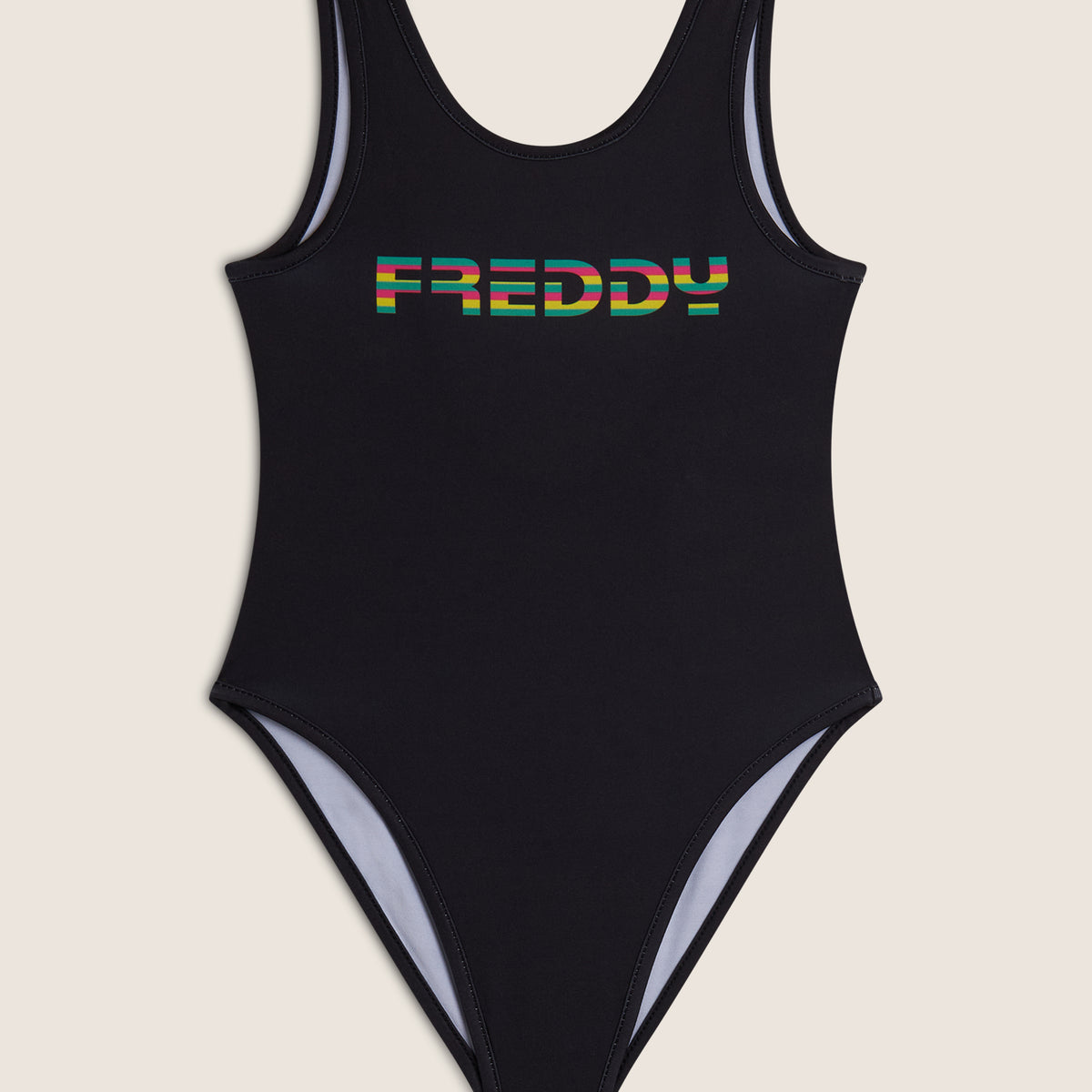 Body Bambina in tessuto tecnico con Logo FREDDY Colorato