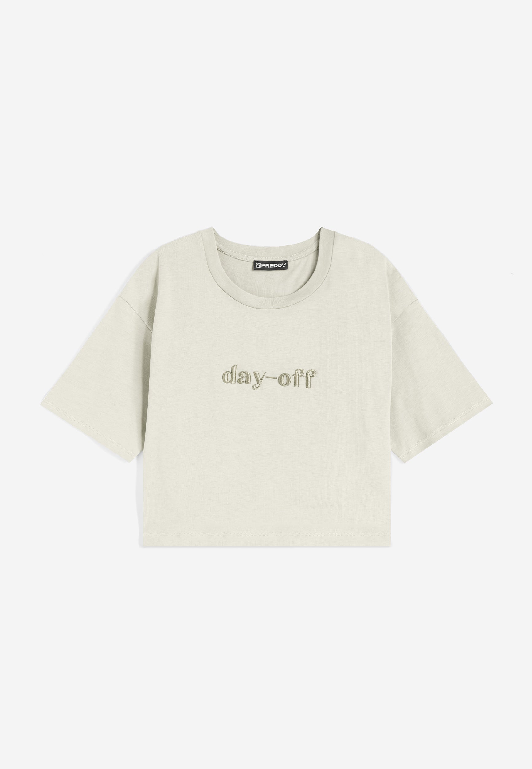５５％以上節約 t-shirt jersey Cropped with Spa Freddy – back overlap an トップス