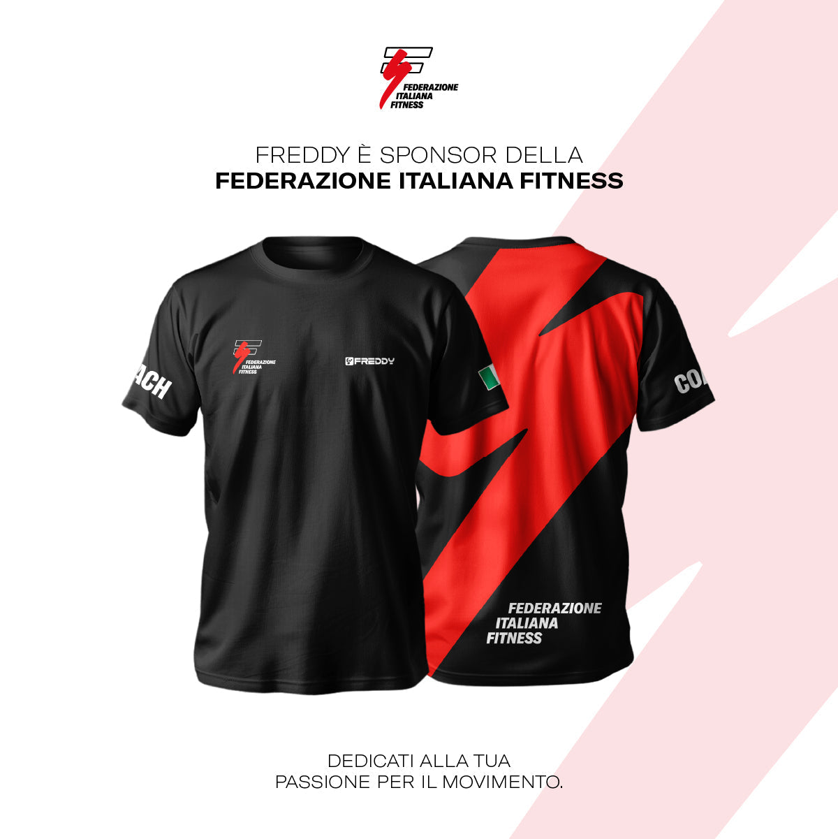 Freddy è ora sponsor tecnico e fornitore ufficiale della F.I.F. - Federazione Italiana Fitness!