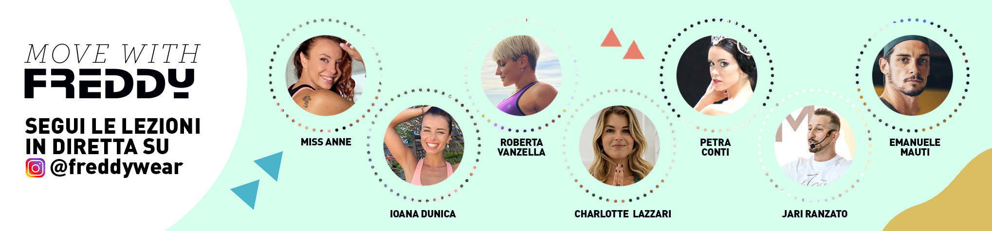 #MoveWithFreddy i nuovi allenamenti in diretta