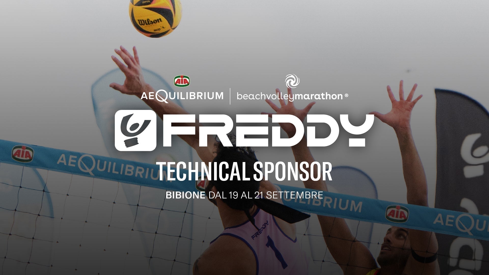 Freddy torna in campo all’AeQuilibrium Beach Volley Marathon di settembre