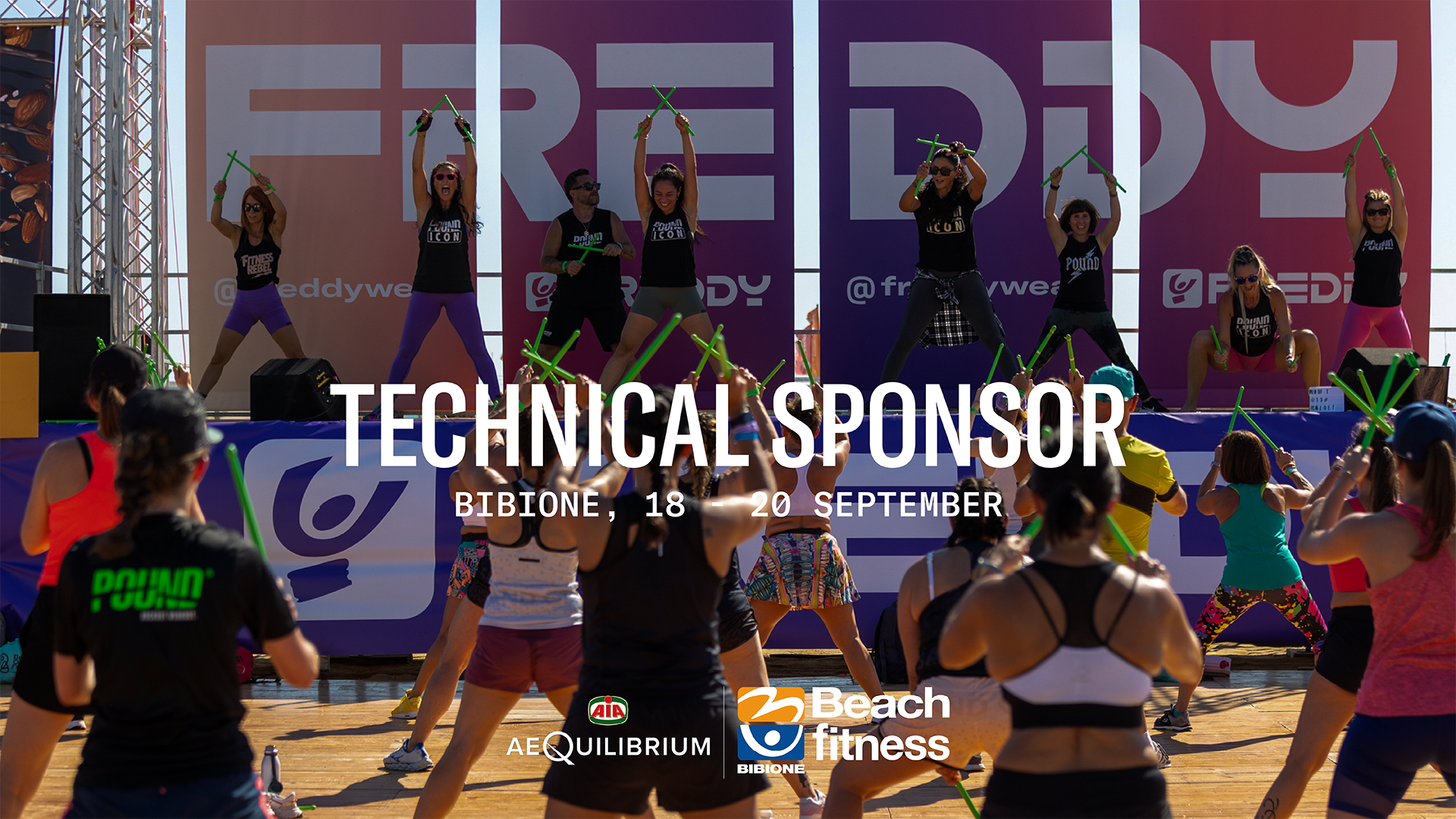 Freddy Technical Sponsor Gliss AeQuilibrium Bibione Beach Fitness 2026