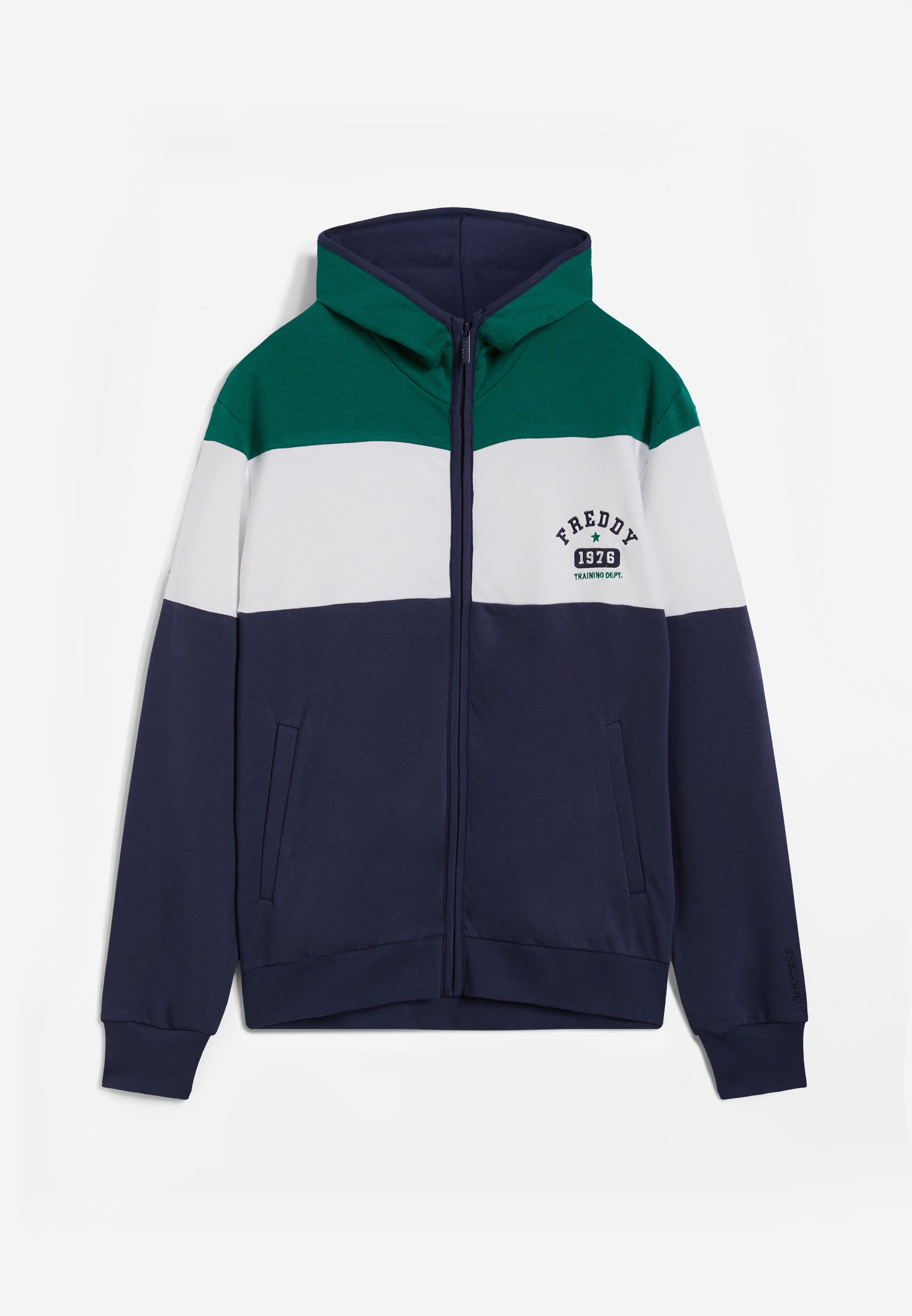 Cappuccio Giacca Di Felpa Uomo Felpa Color Block Da Uomo Con Zip E