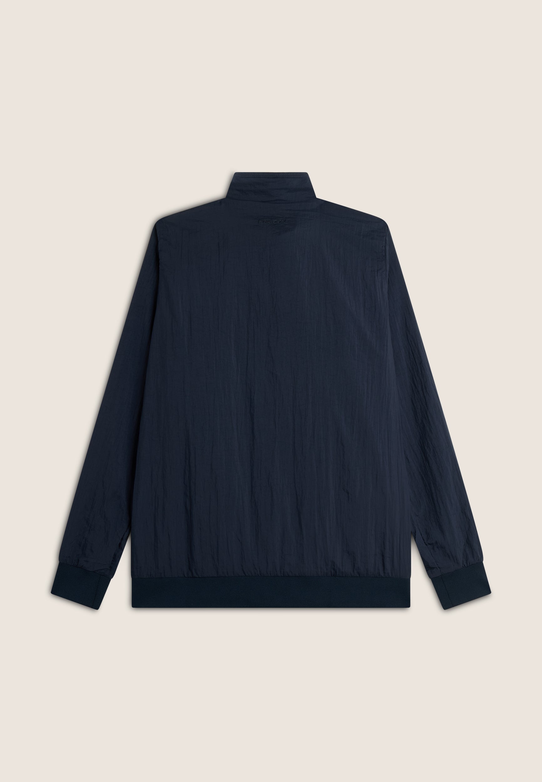 Men's Lightweight Jacket with Lined Turtleneck and Zip