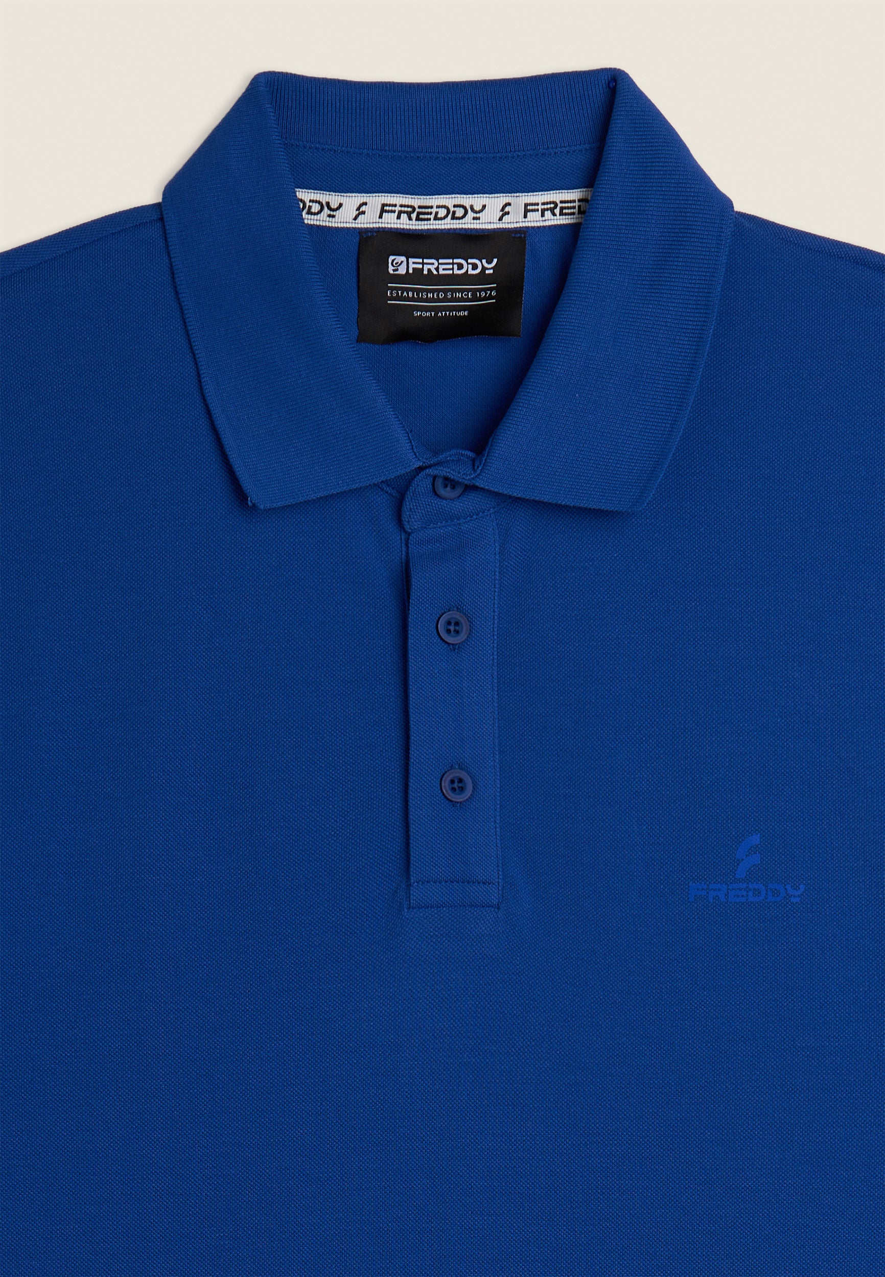 Piquet polo shirt with classic collar