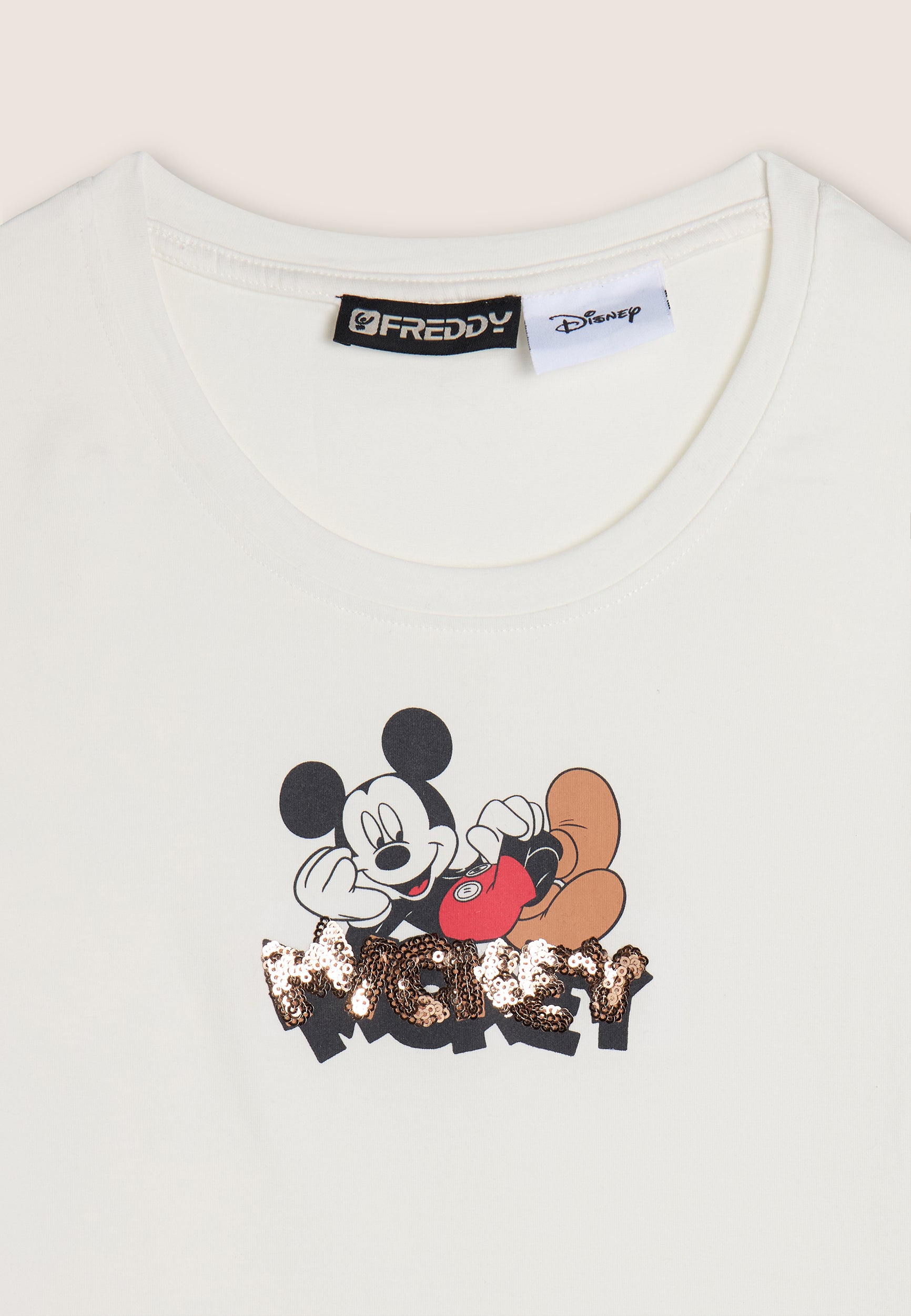 Mickey Mouse slim fit cropped t-shirt