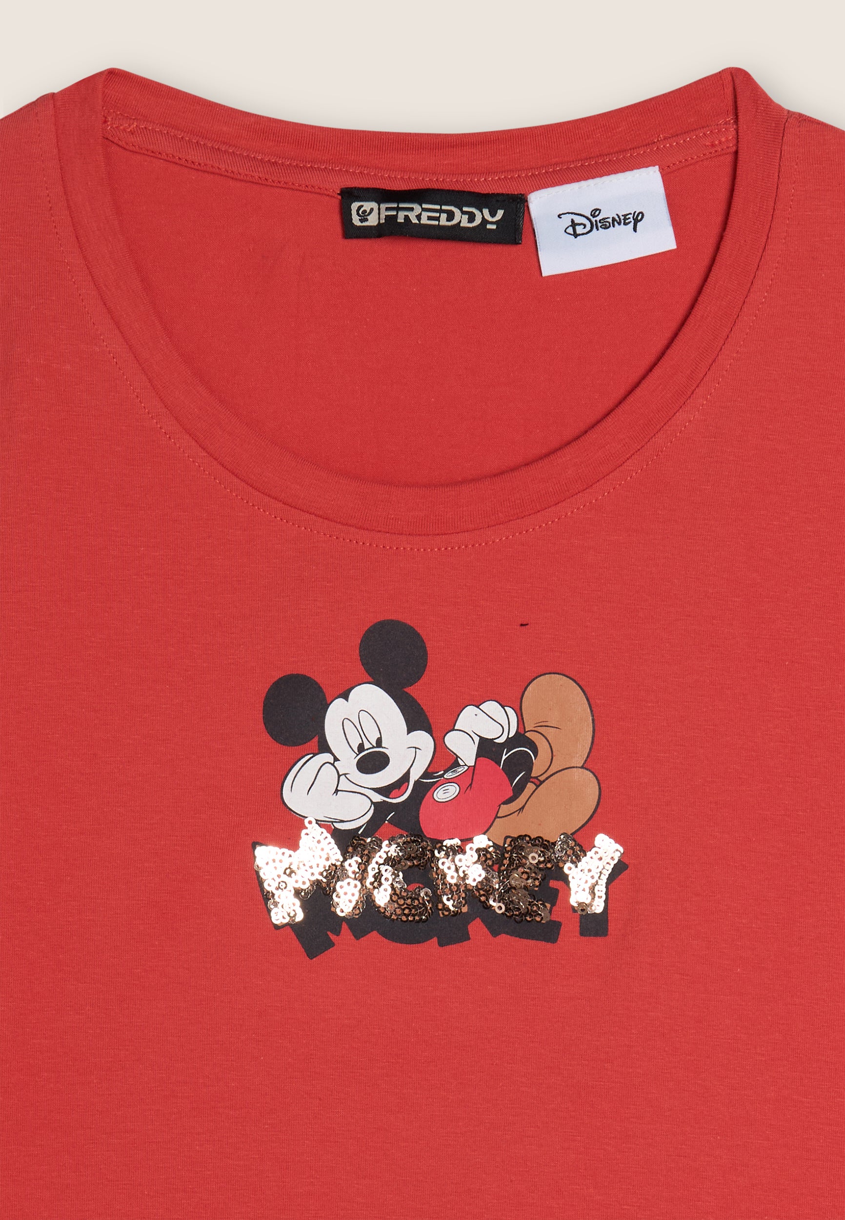 Mickey Mouse slim fit cropped t-shirt