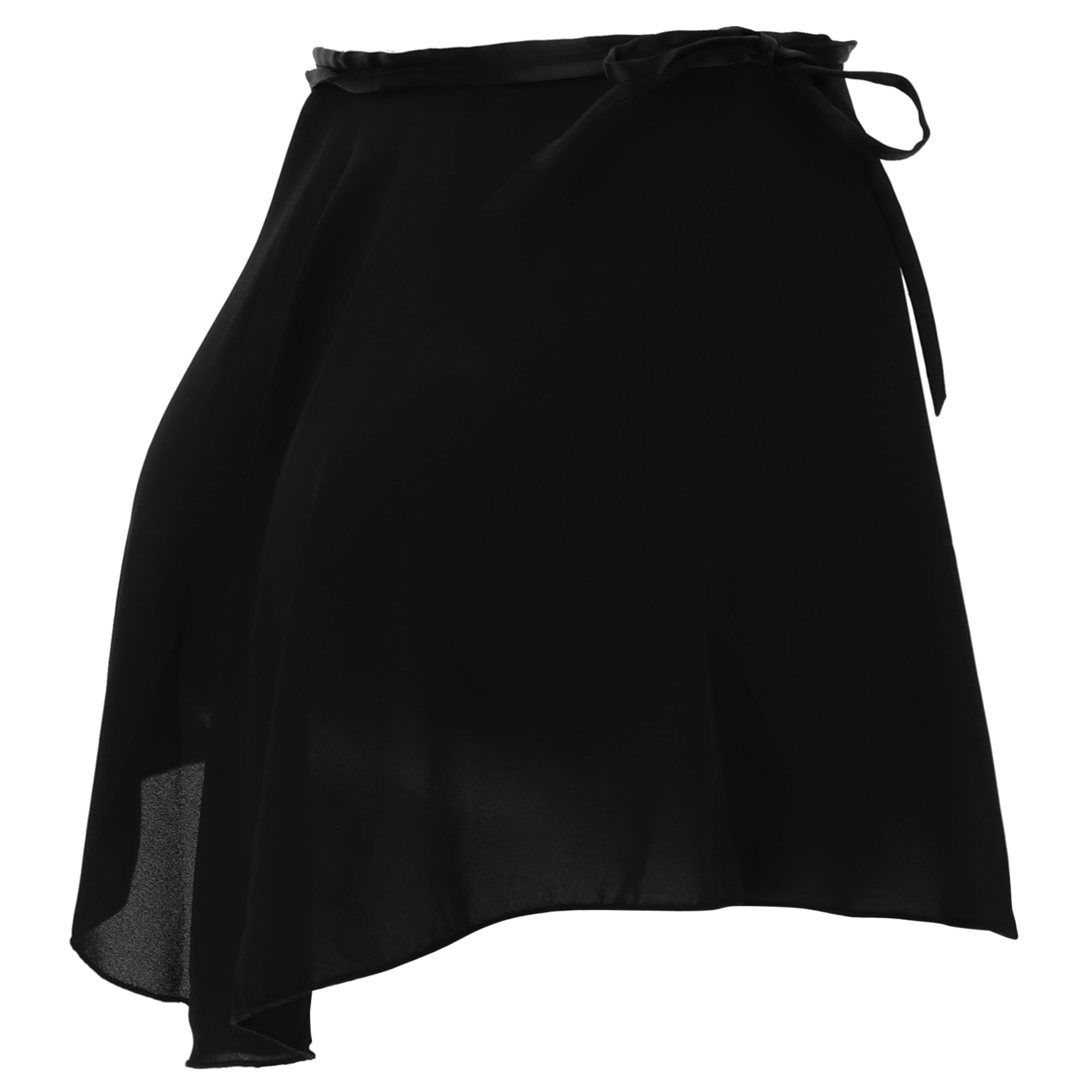 Short dance skirt with side tie