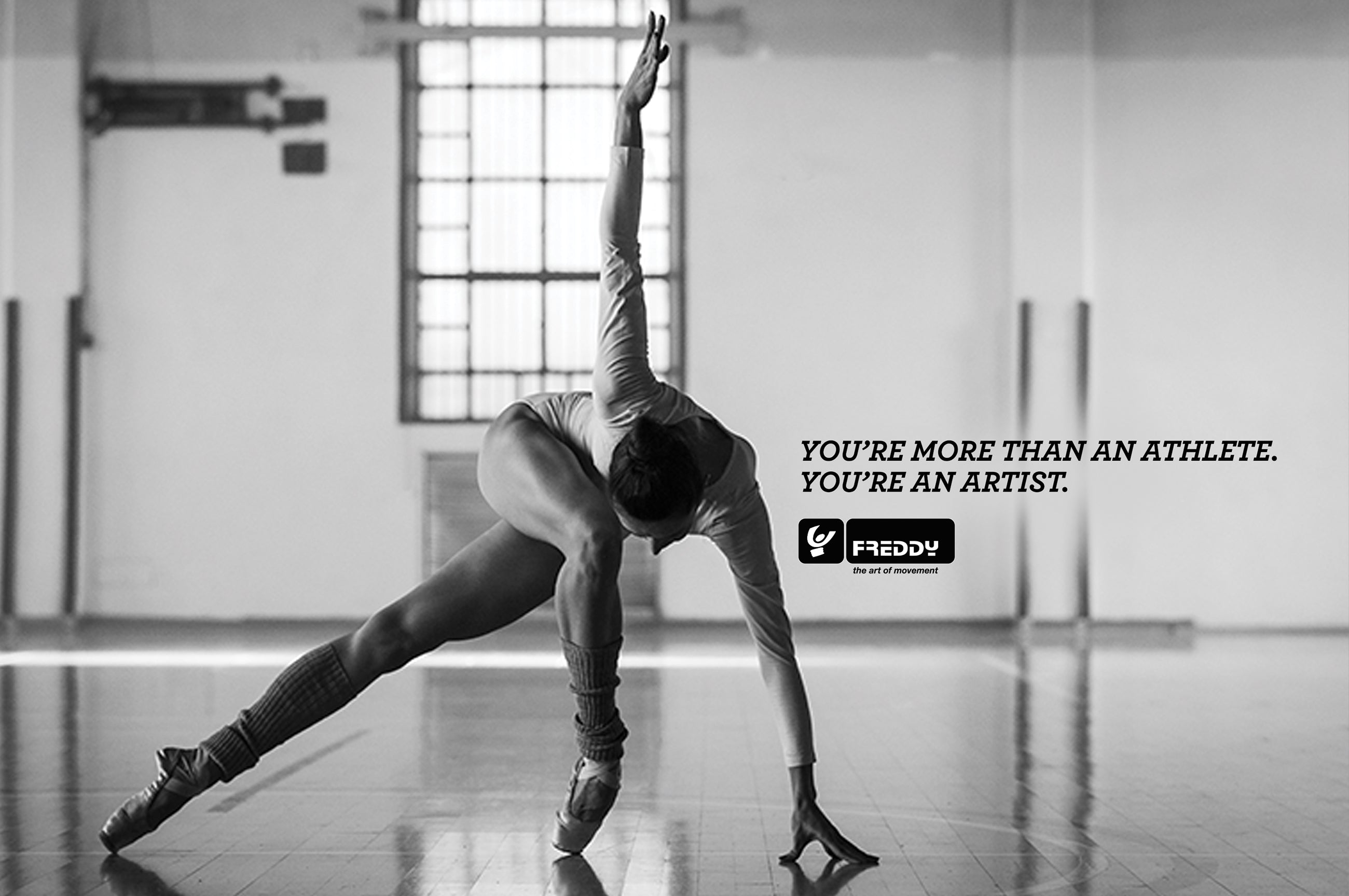 You are more than an athlete, you are an artist - The Art of Movement campaign