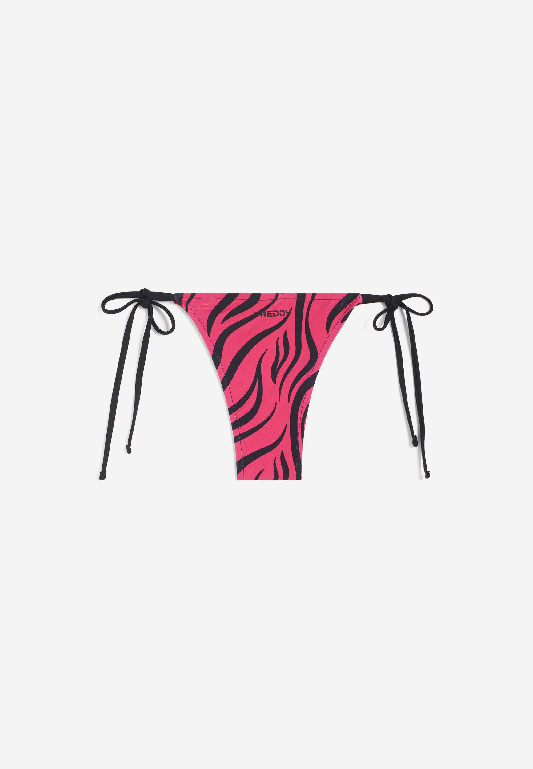 Zebra print string bikini bottoms