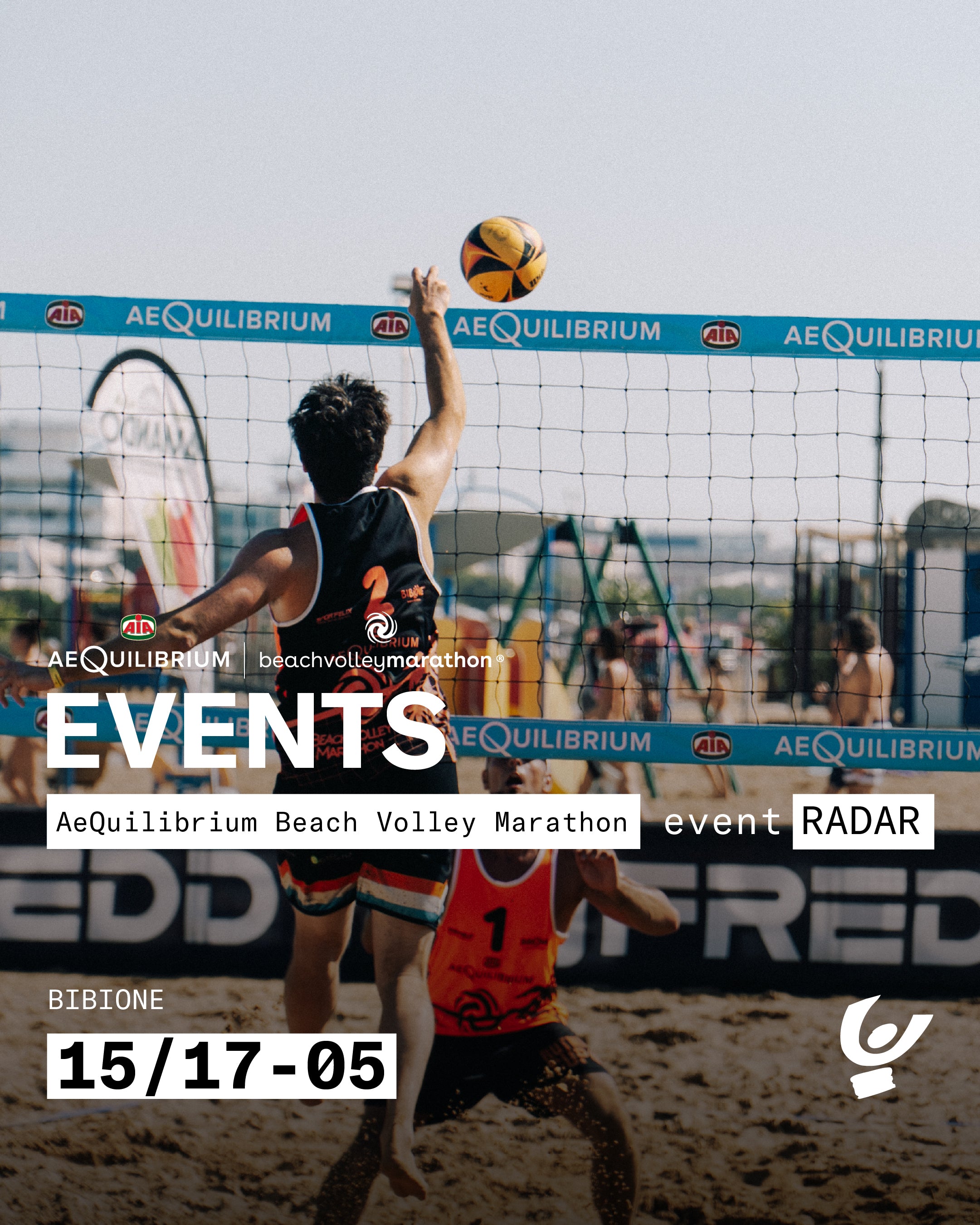 AeQuilibrium Beach Volley Marathon
Event Radar - Bibione 15/17 Maggio 2026