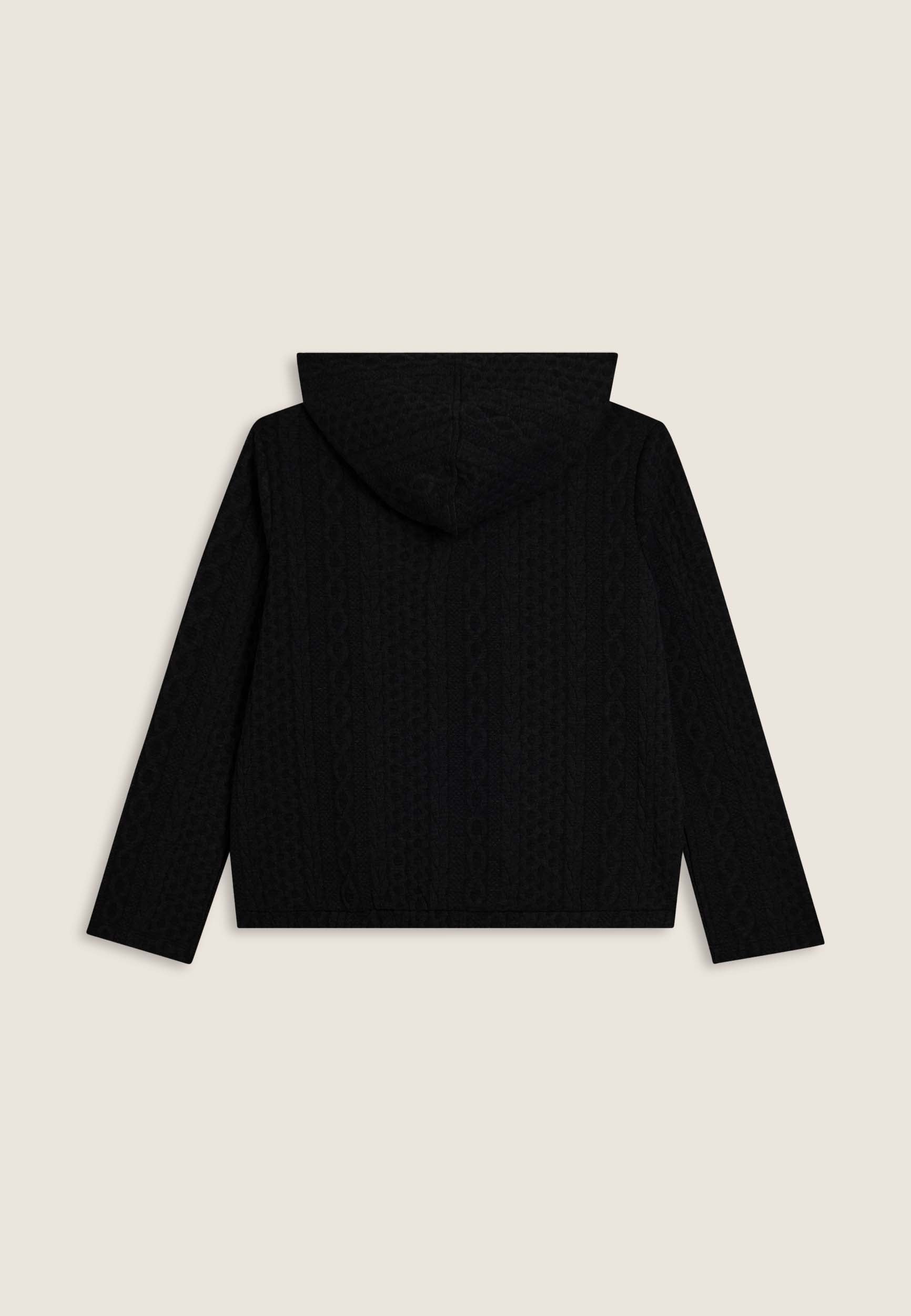 JIMWAG LOGO Hoodie knit フーディ ニット 平フラ F Zendra Fleece Hoodie | GUESS Factory