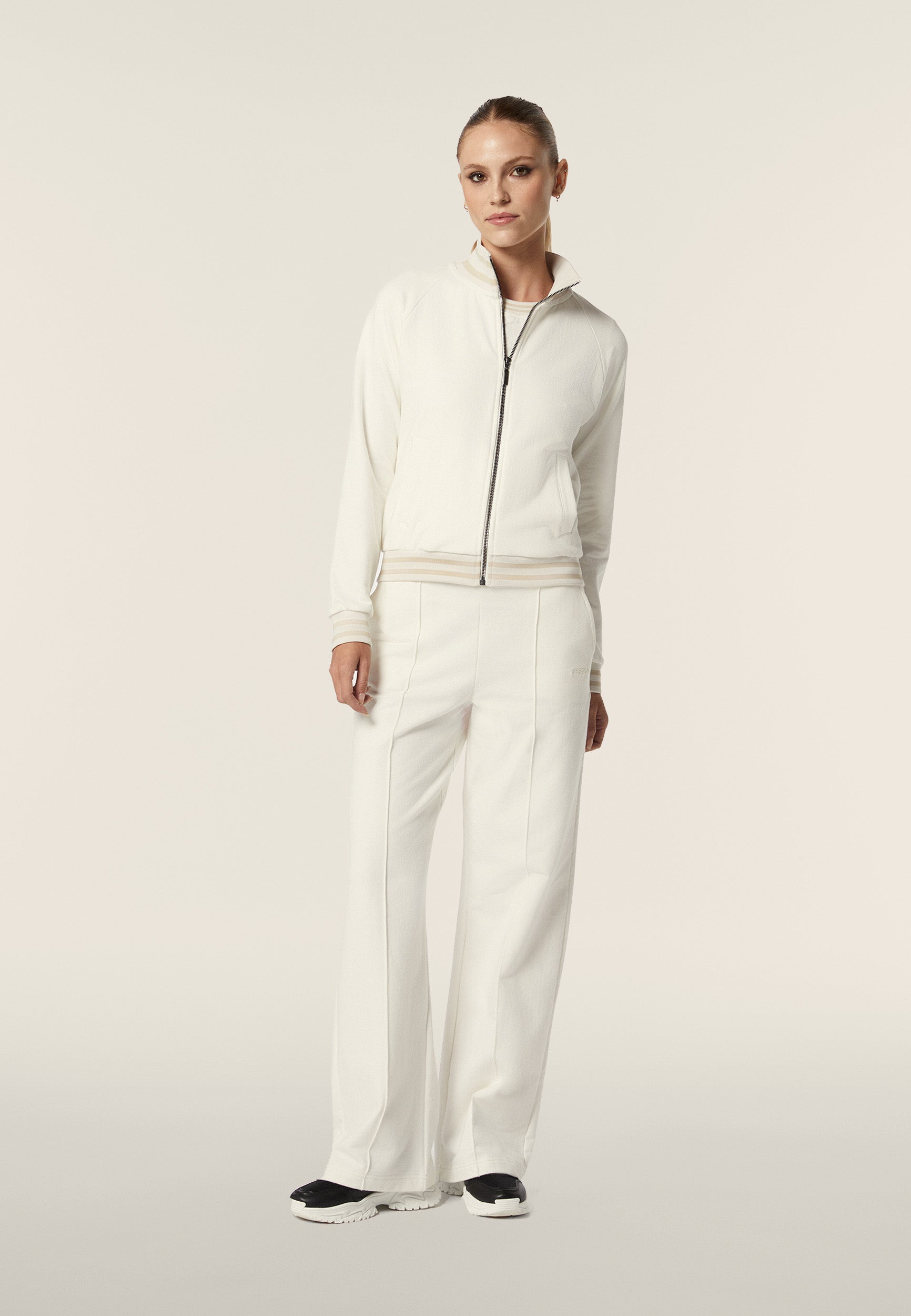 【BAON】Poining banding string fleece brushed wide pants Banding Pants | NAIN Korean Women's Clothes Online