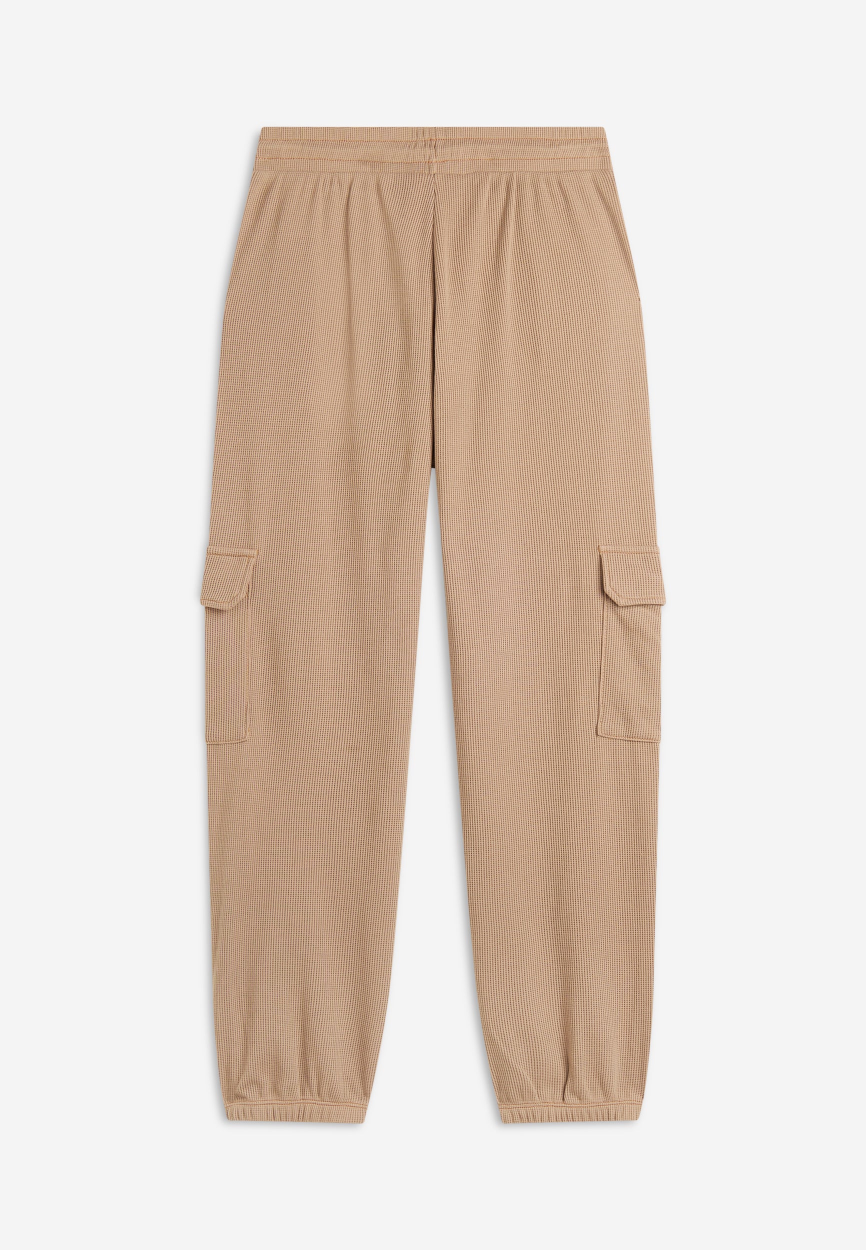 Women's cargo pants in waffle jersey fabric