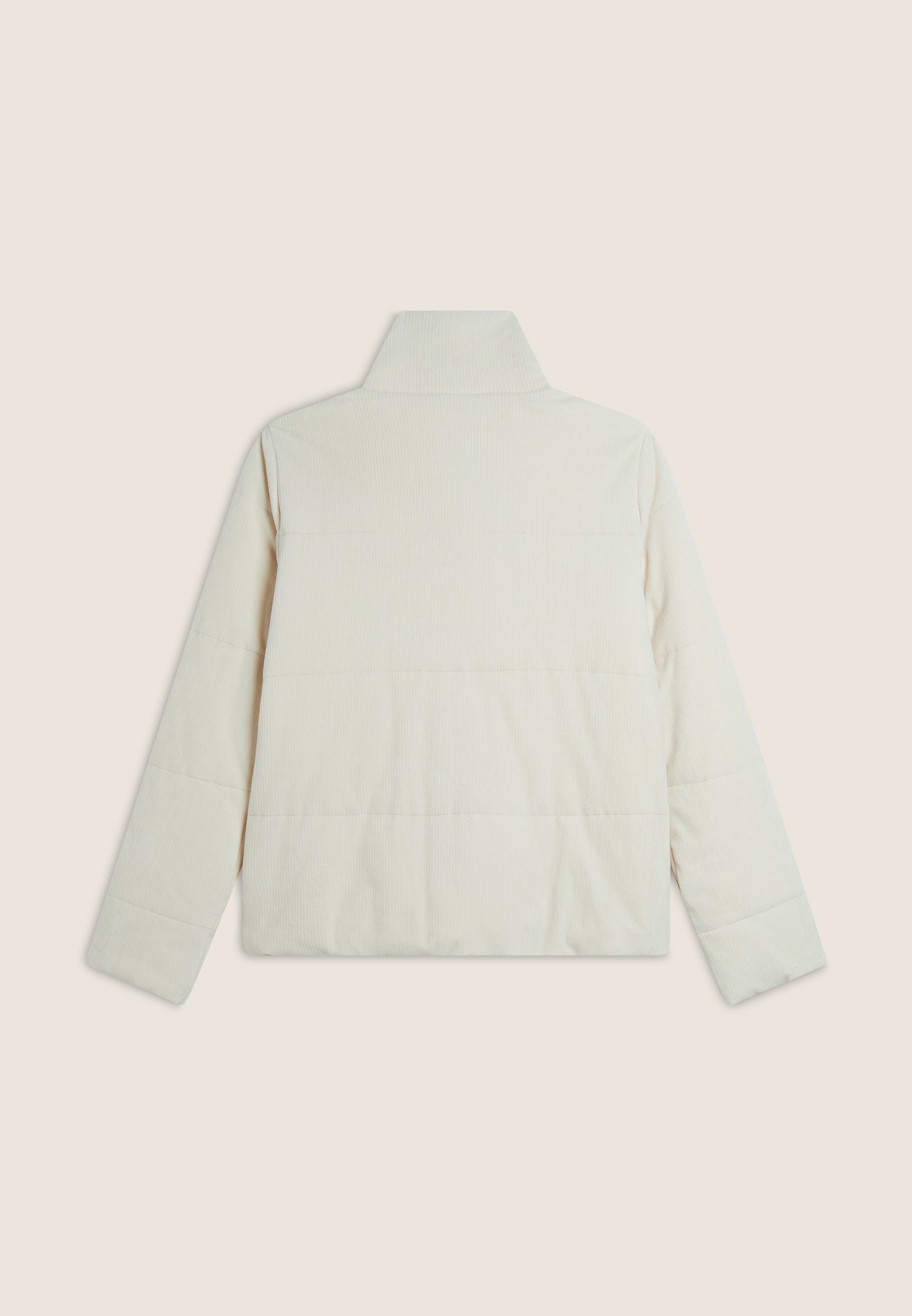 Corduroy winter jacket with a full zip