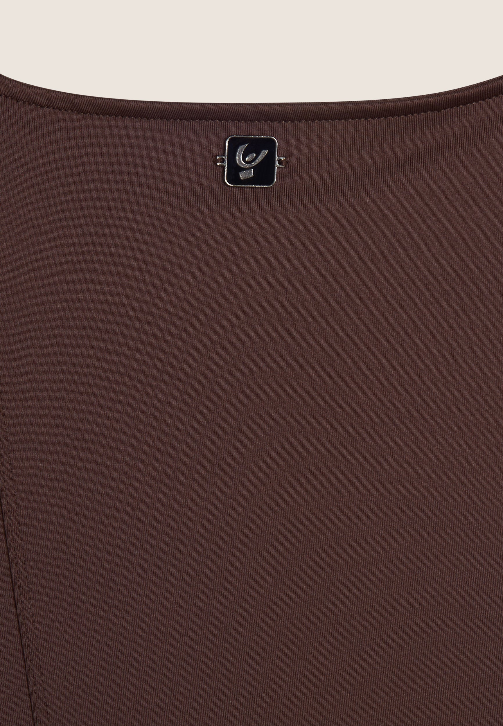 TW-Bodysuit CHOCOLATE Mサイズ（新品、未使用） Square-neck bodysuit in highly breathable fabric