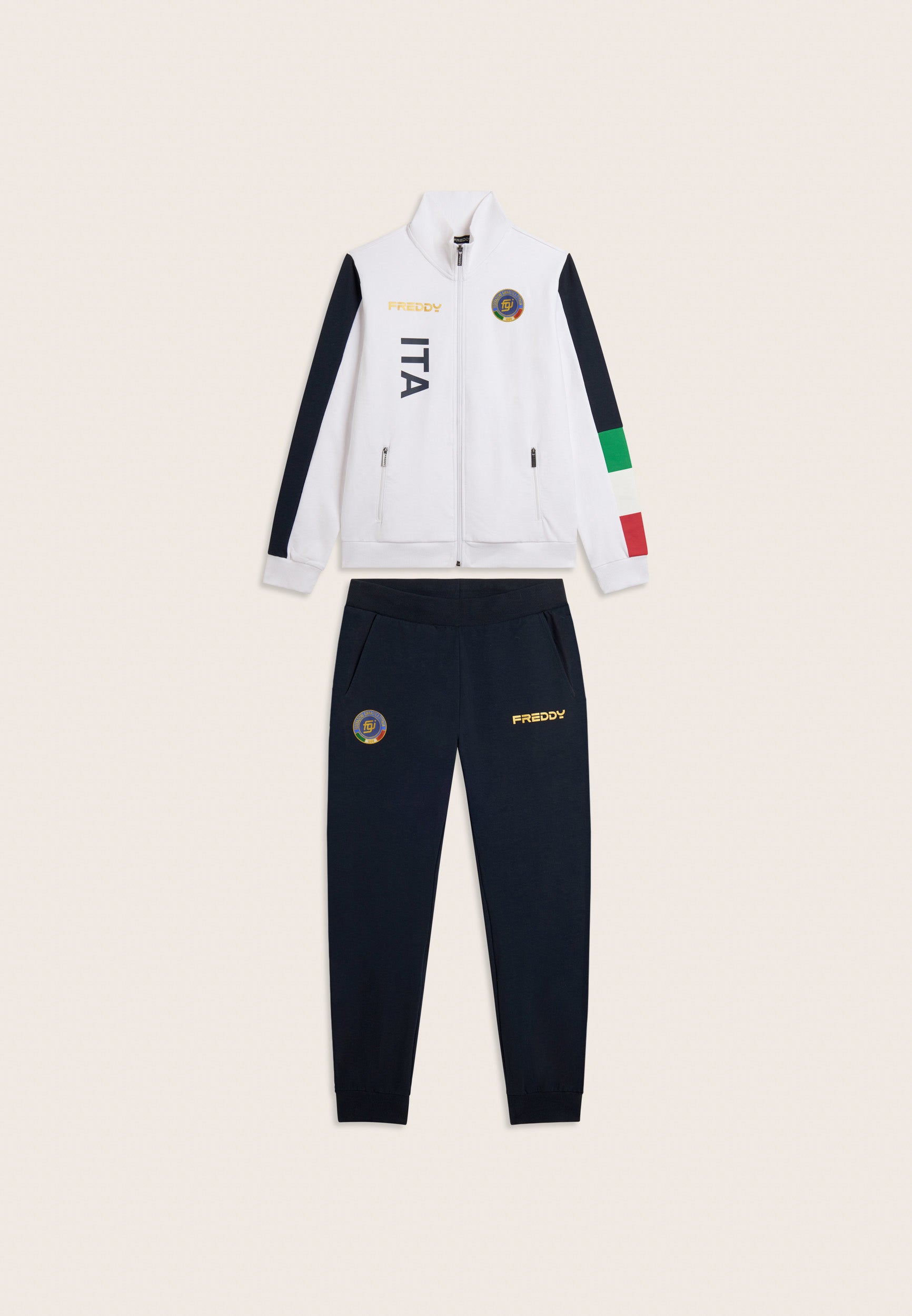 Women's full zip and high neck French terry tracksuit, FGI official me