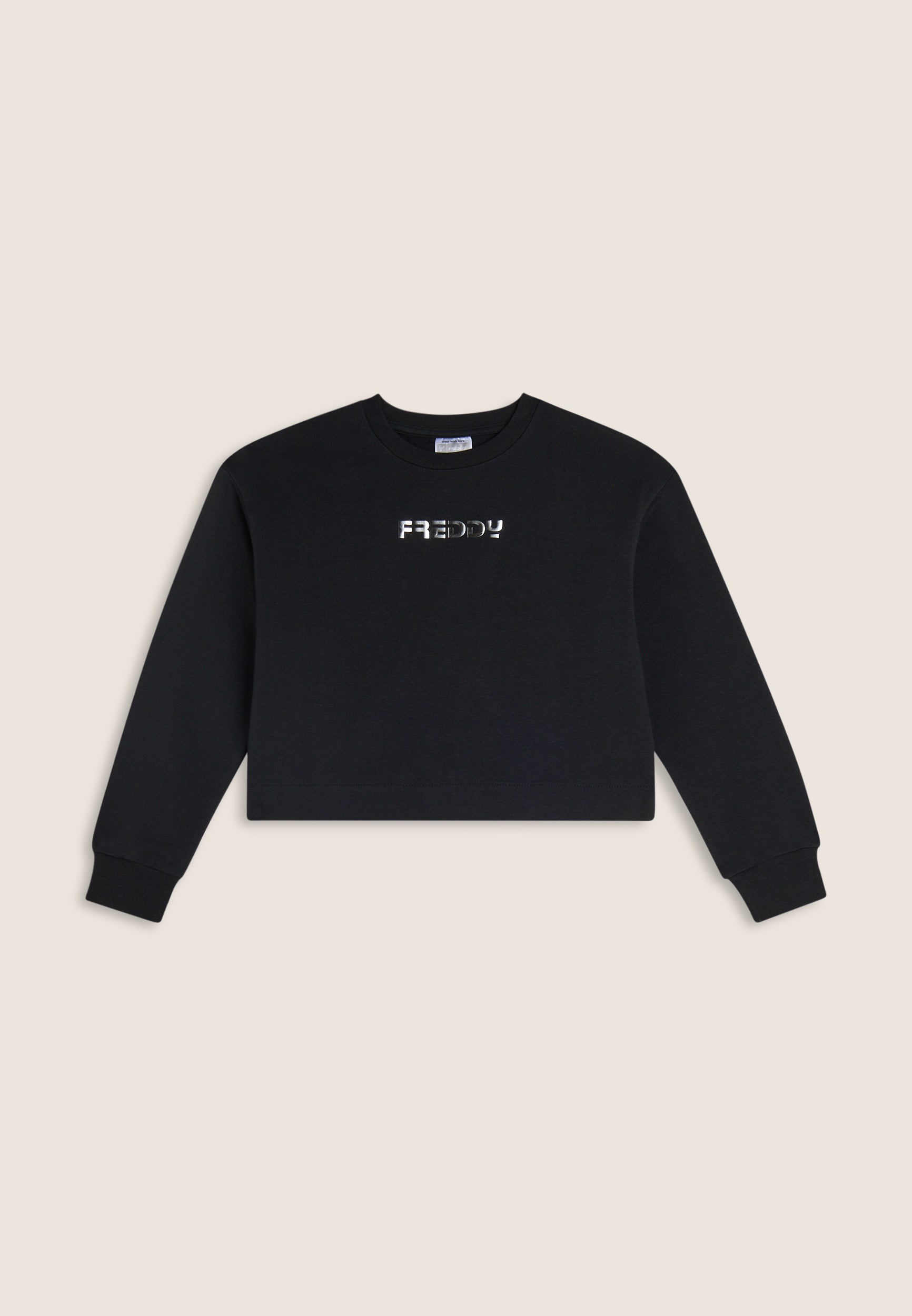 Comfort fit crew neck sweatshirt with FREDDY logo