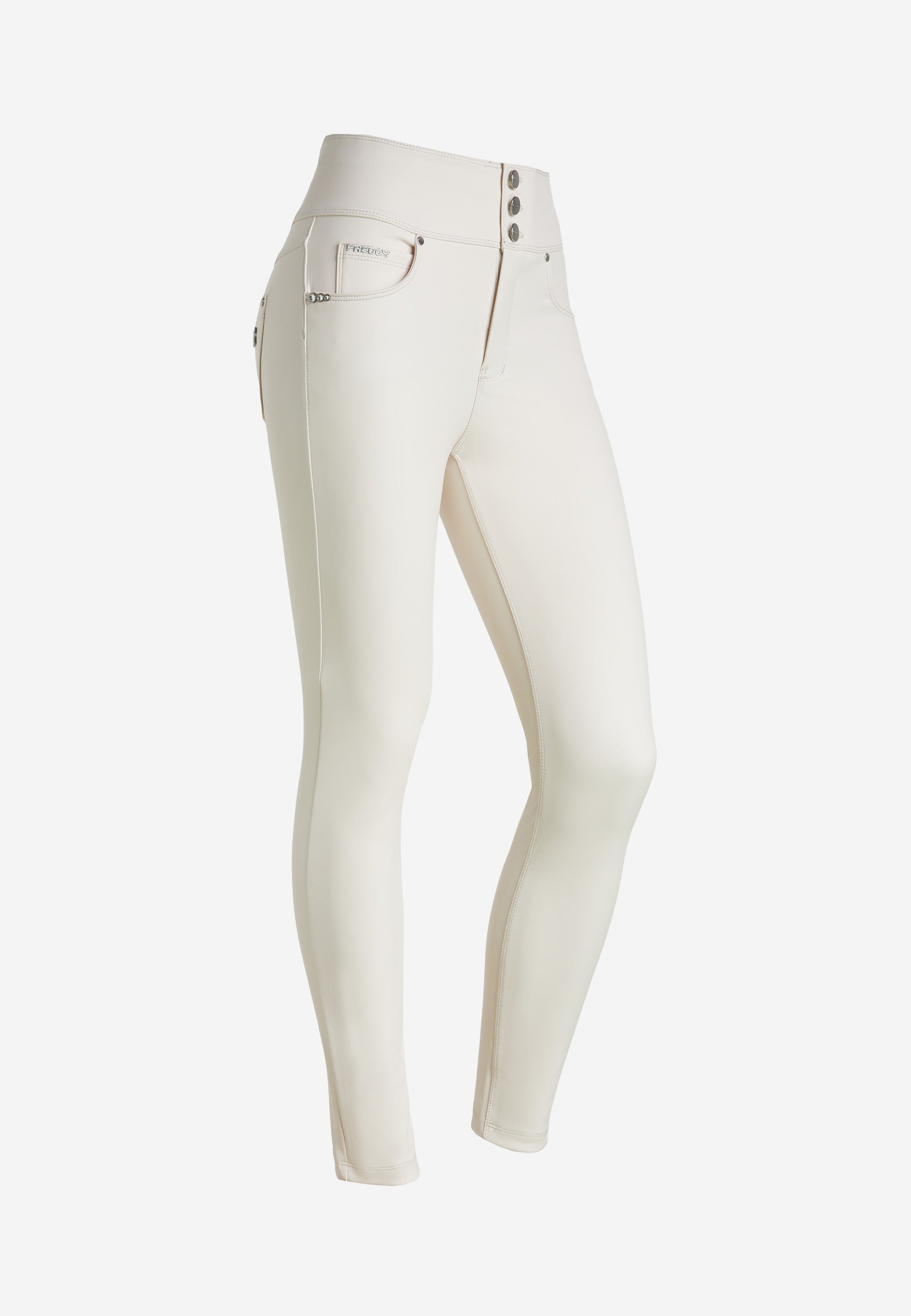 Pantalon Slim Pantalon En Simili Cuir Taille Haute Pantalon Skinny