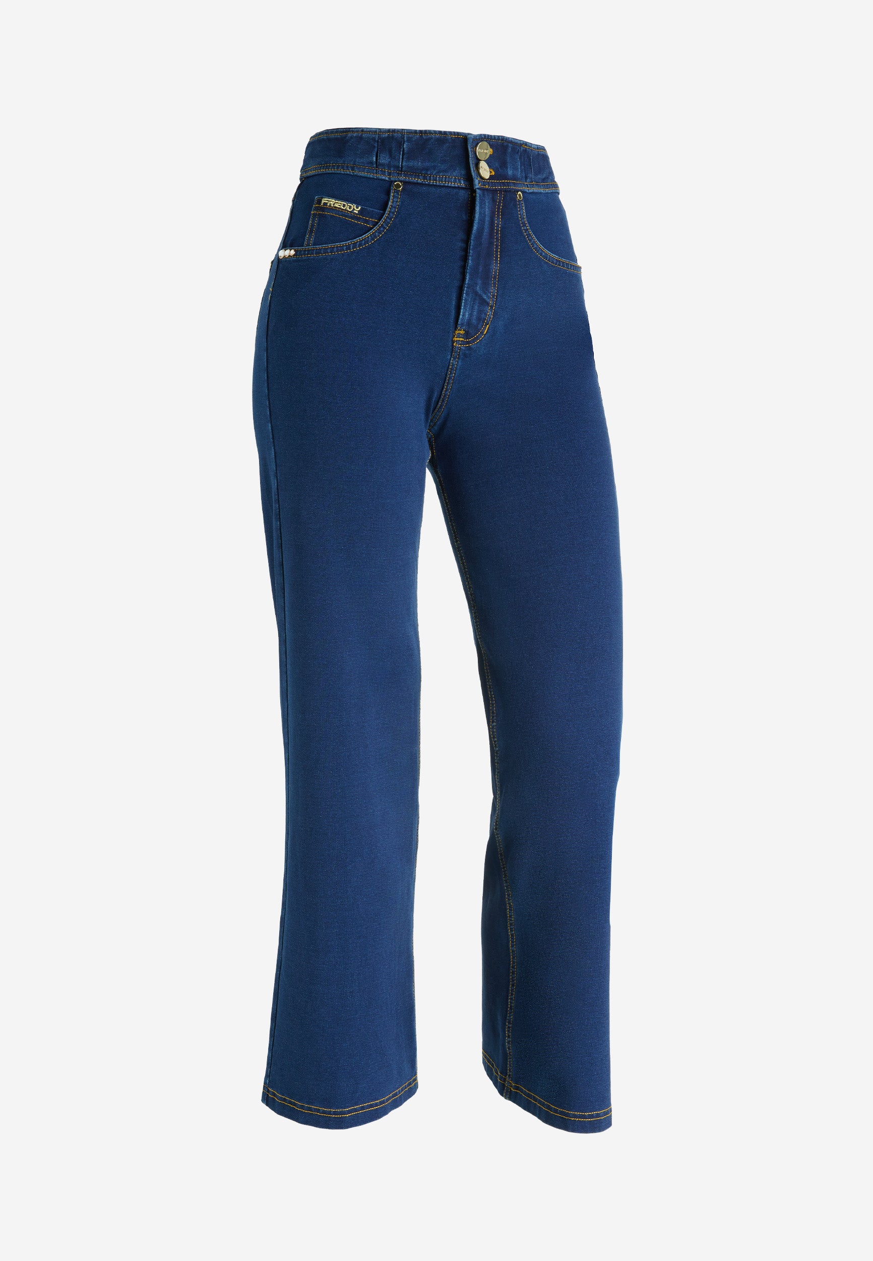 【HI FI FNK】Range Curved Denim Tailorless Left Hand Dojo in Malibu Sky | 7 For All Mankind