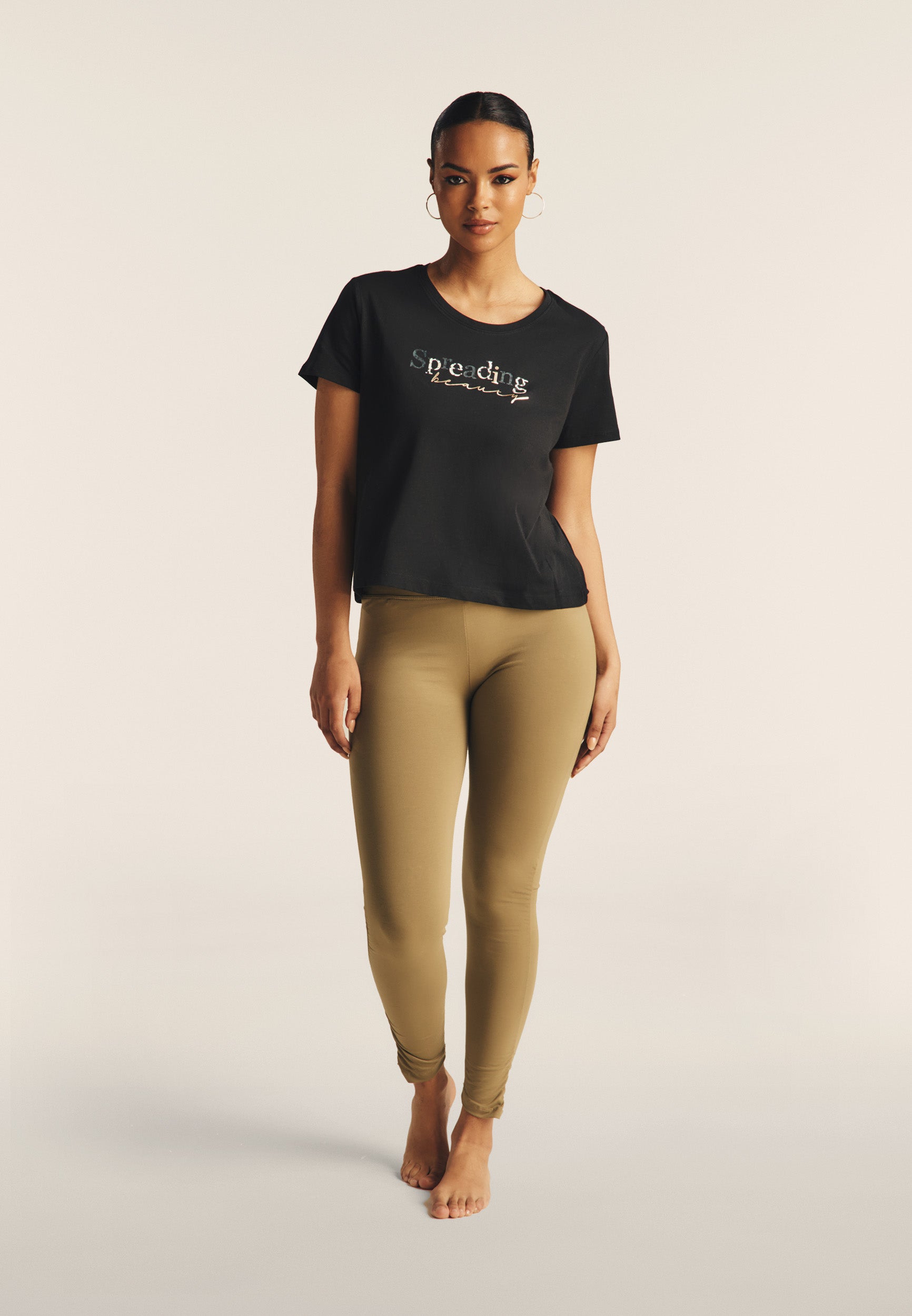 Supima cotton t-shirt with Spreading Love print
