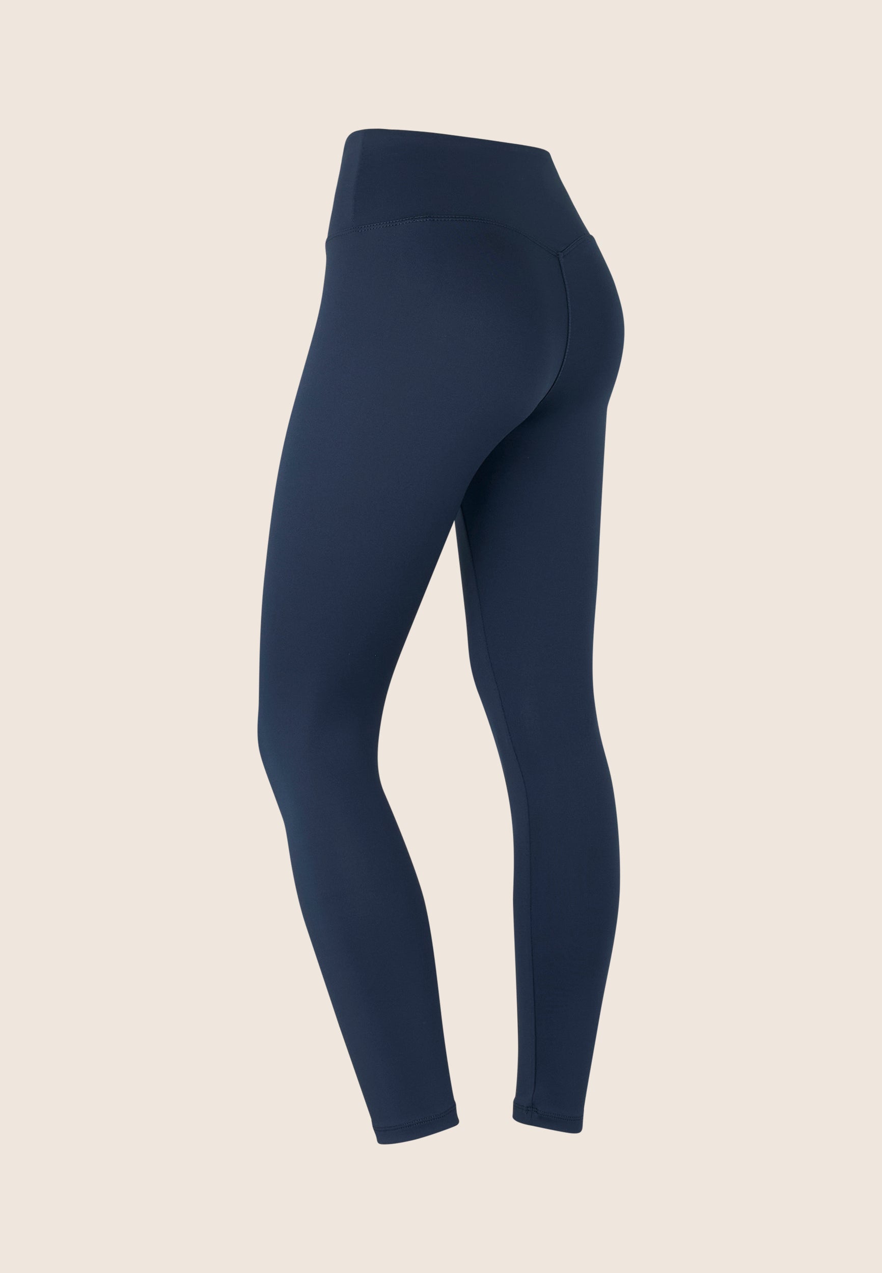 AHLW Leggings Yoga Vita Alta Donna – Morbidi, Comodi, Blu, Taglia M