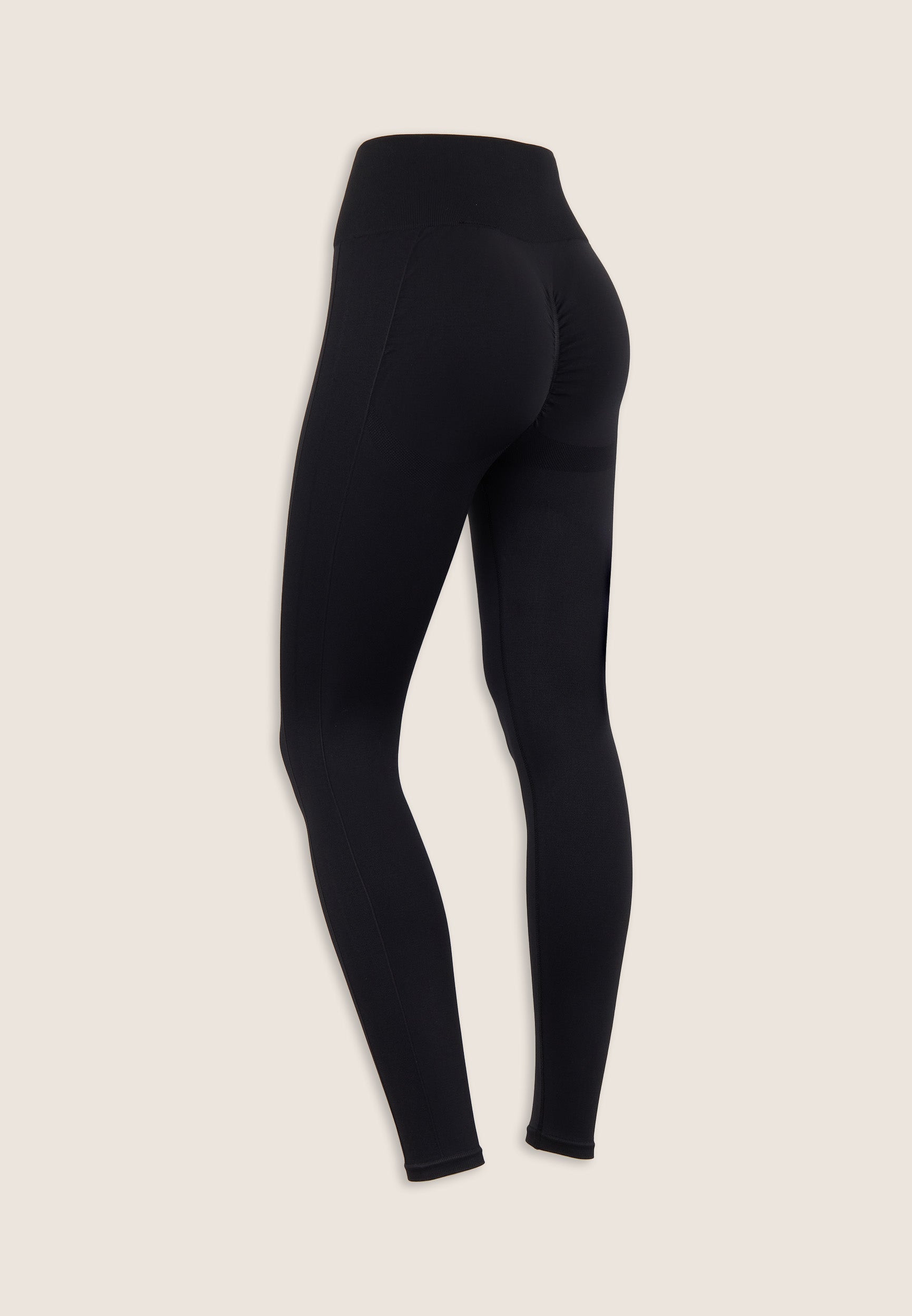 7/8 length seamless leggings with super-high waist
