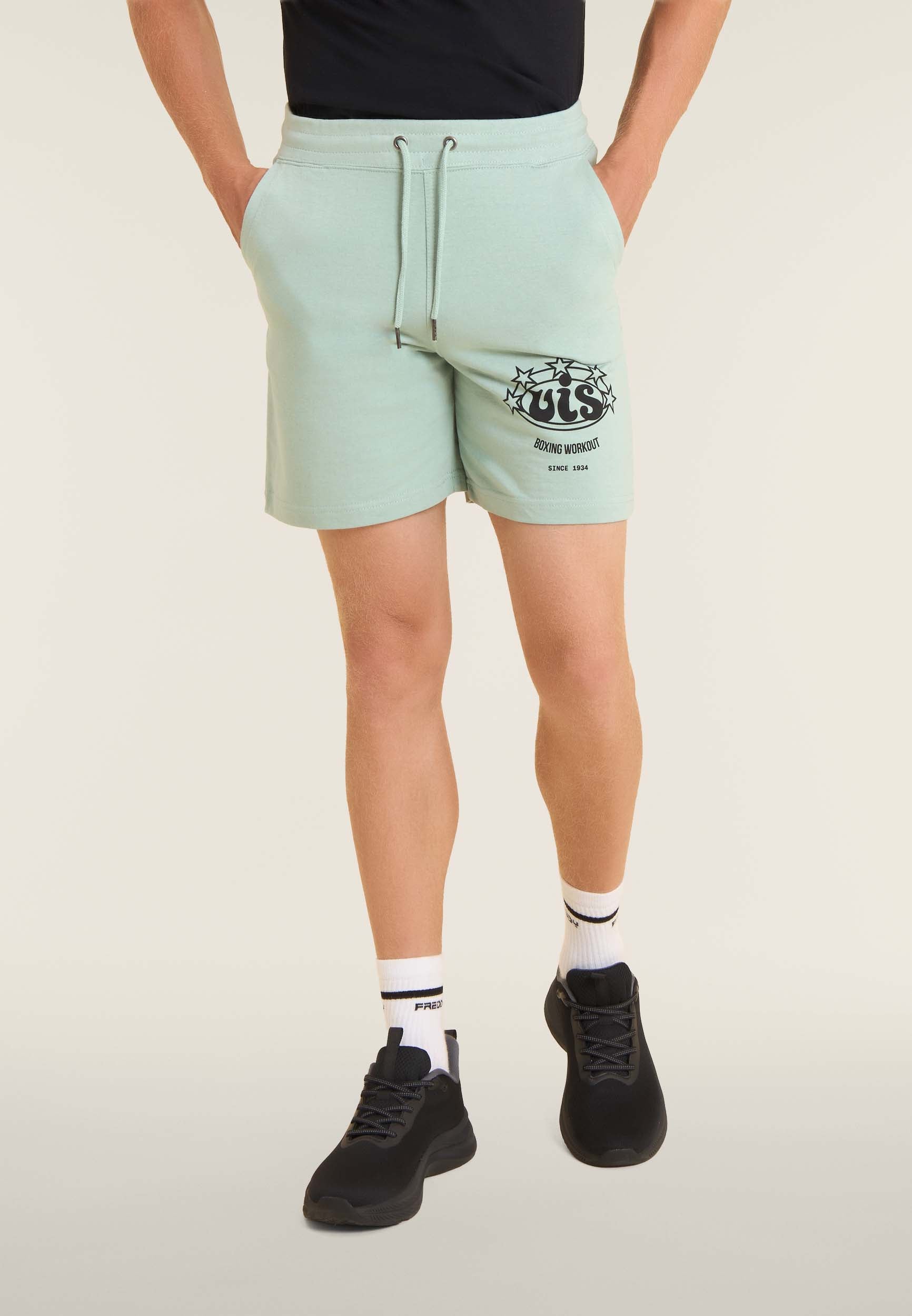 Bermuda Pantaloni Felpa Corti Pantaloncini Corti Felpa