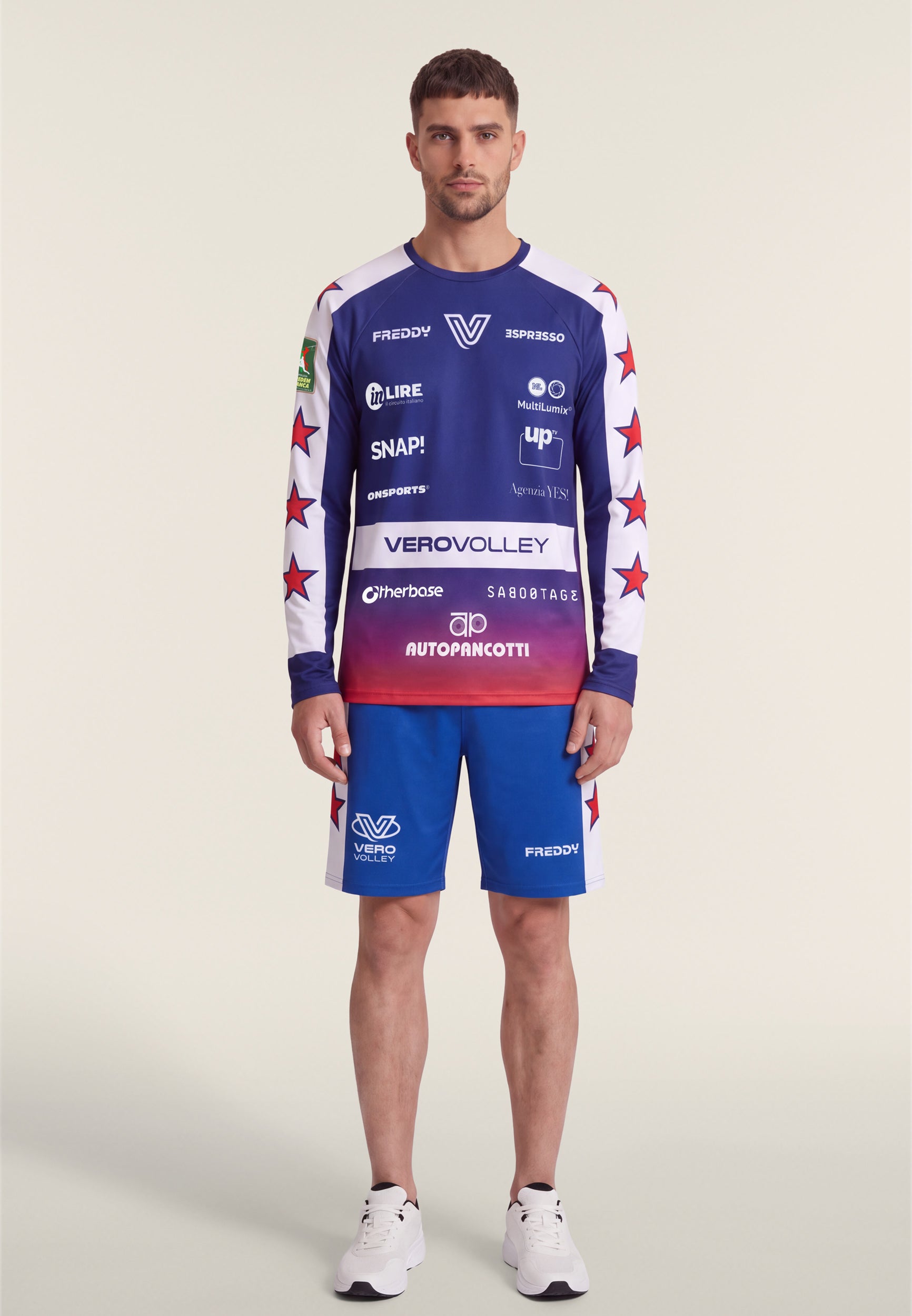 Warm-up shirt, Vero Volley Serie A1 Men's garment