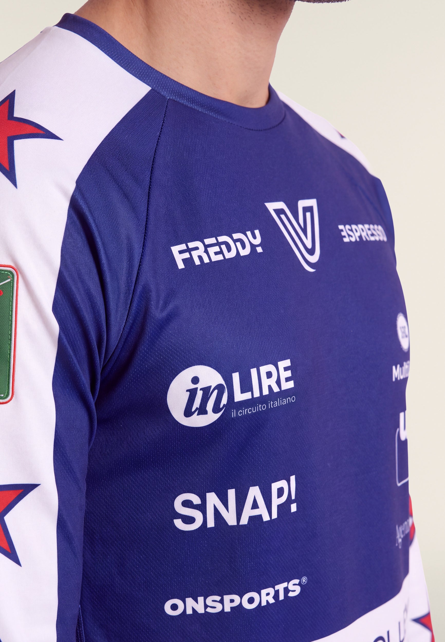 【ゲームシャツ】SVズルテ・ワレヘム Warm-up shirt, Vero Volley Serie A1 Men's garment