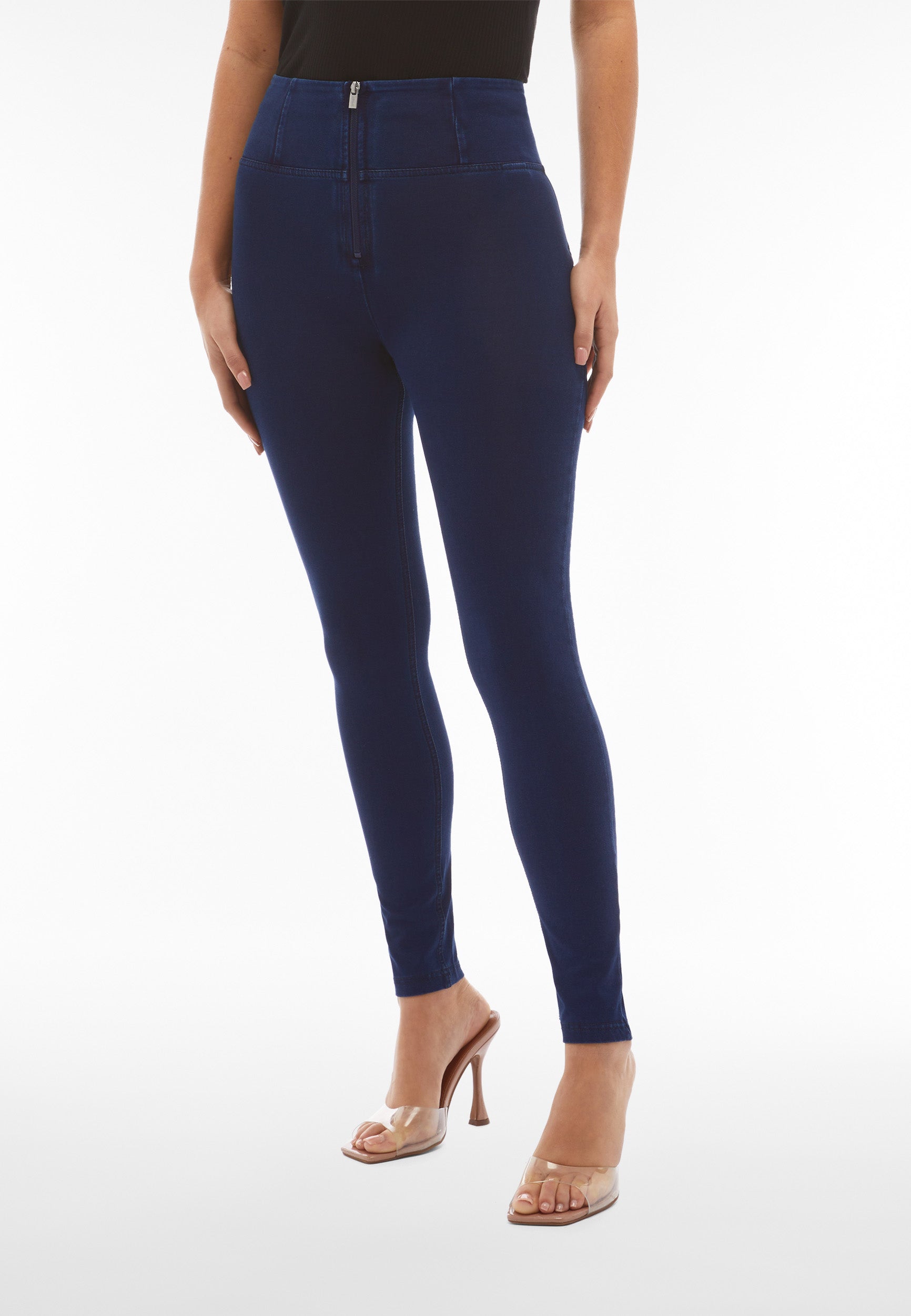 closet_sweet　HIGH WAIST SKINNY DENIM WR.UP® skinny high waist push up jeggings in organic fabric