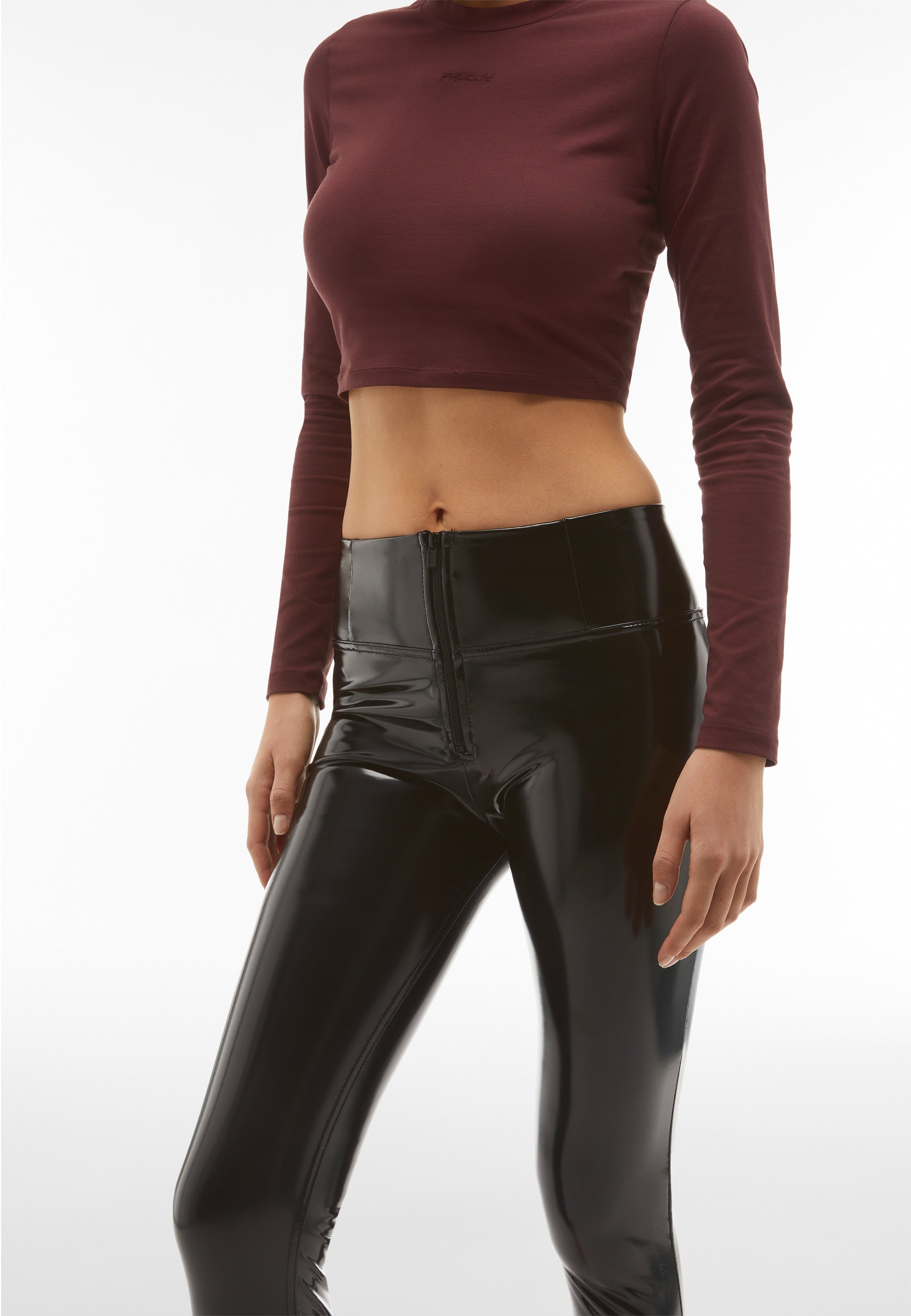 High waist ankle-length WR.UP® superskinny shaping trousers