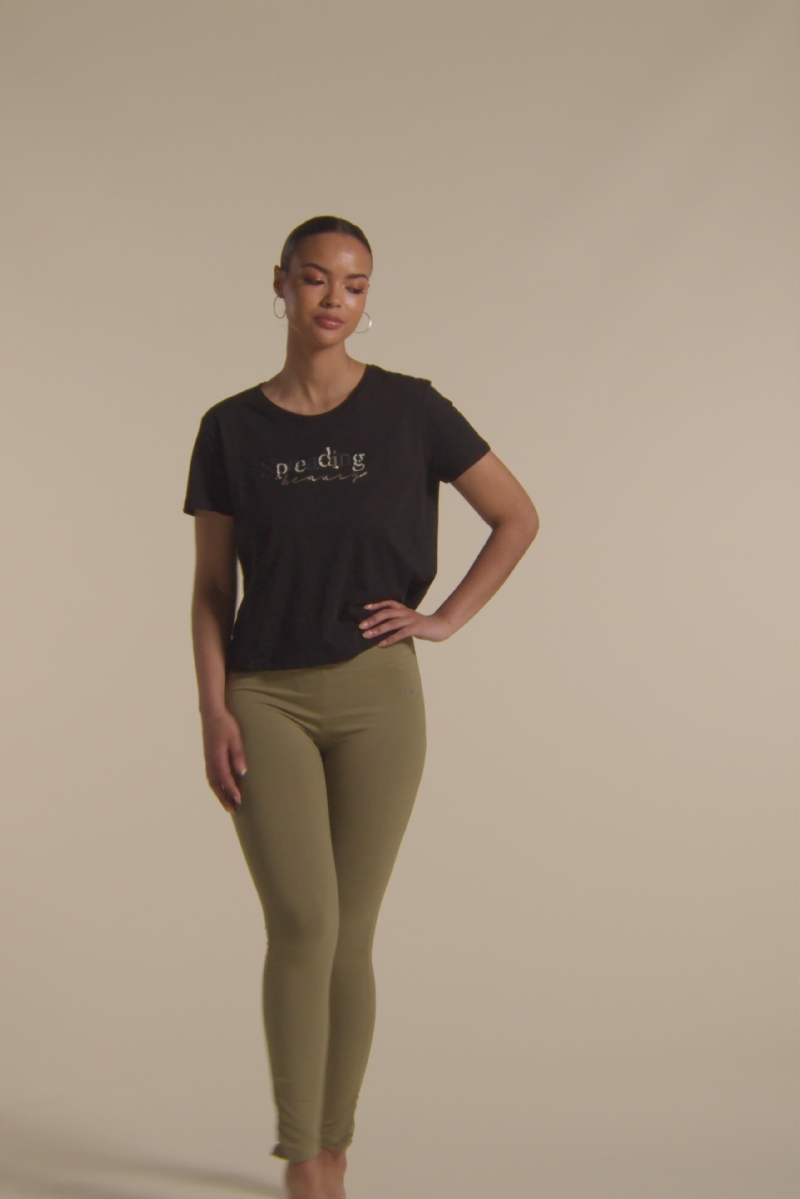 Supima cotton t-shirt with Spreading Love print