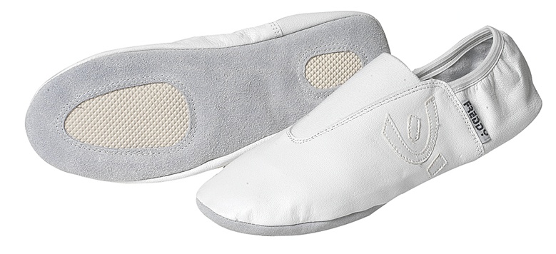 freddy scarpa da ginnastica artistica in pelle, white, donna