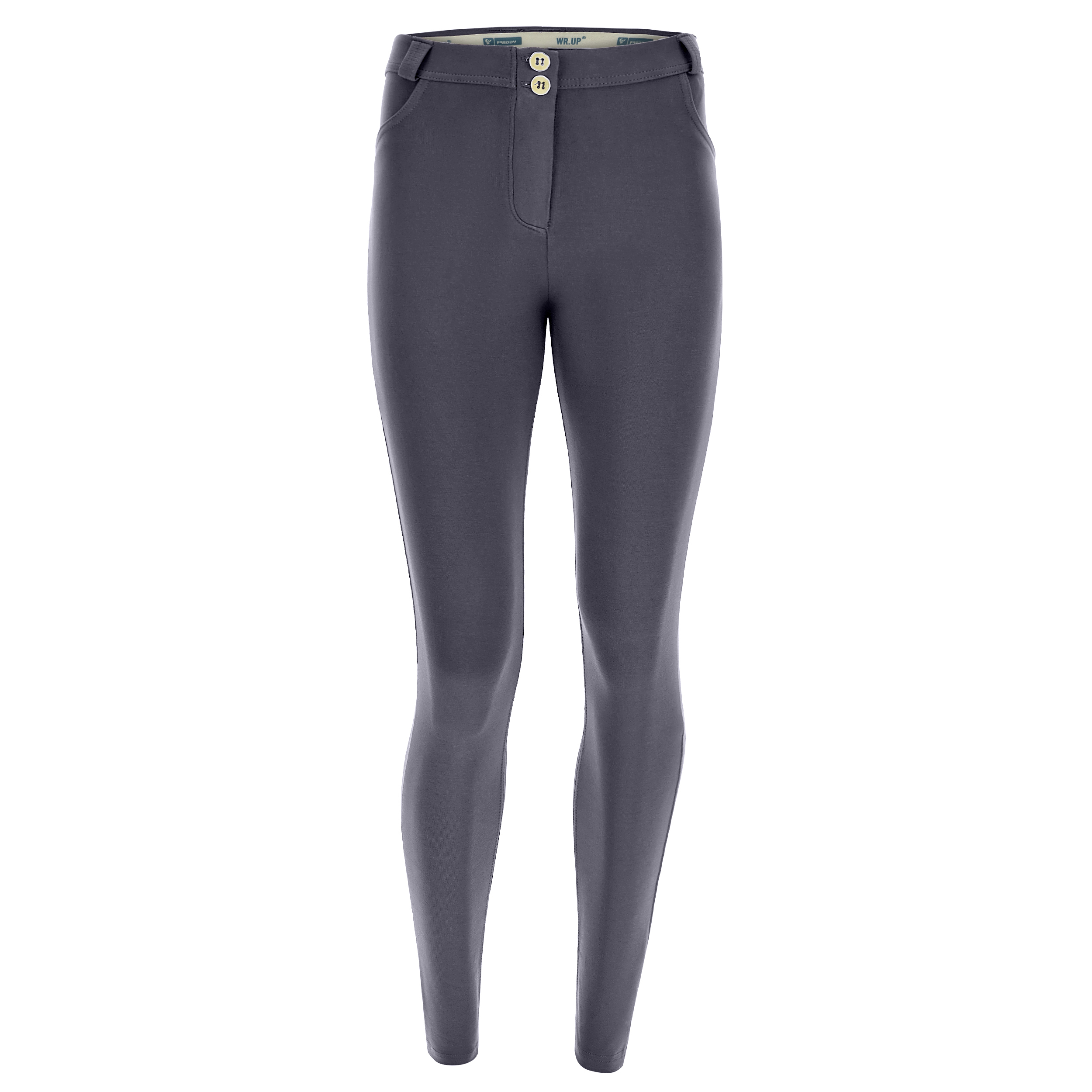 Pantaloni push up WR.UP® vita alta in cotone organico - Foto 10 di 23