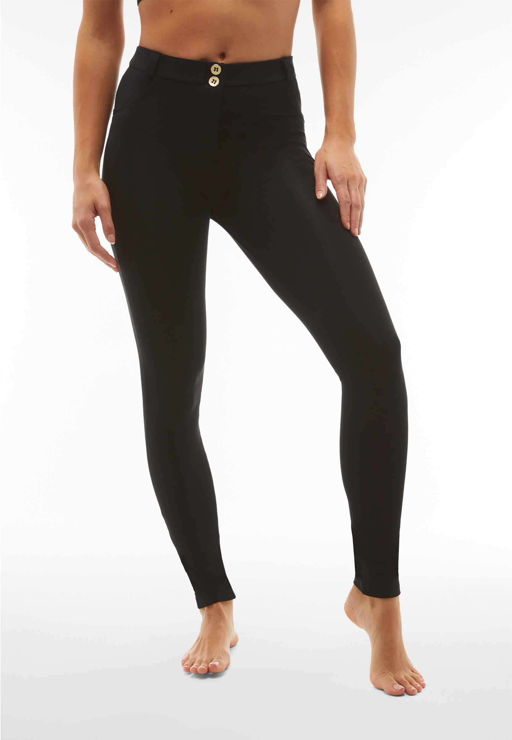 Pantaloni push up WR.UP® vita alta in cotone organico - Foto 13 di 23