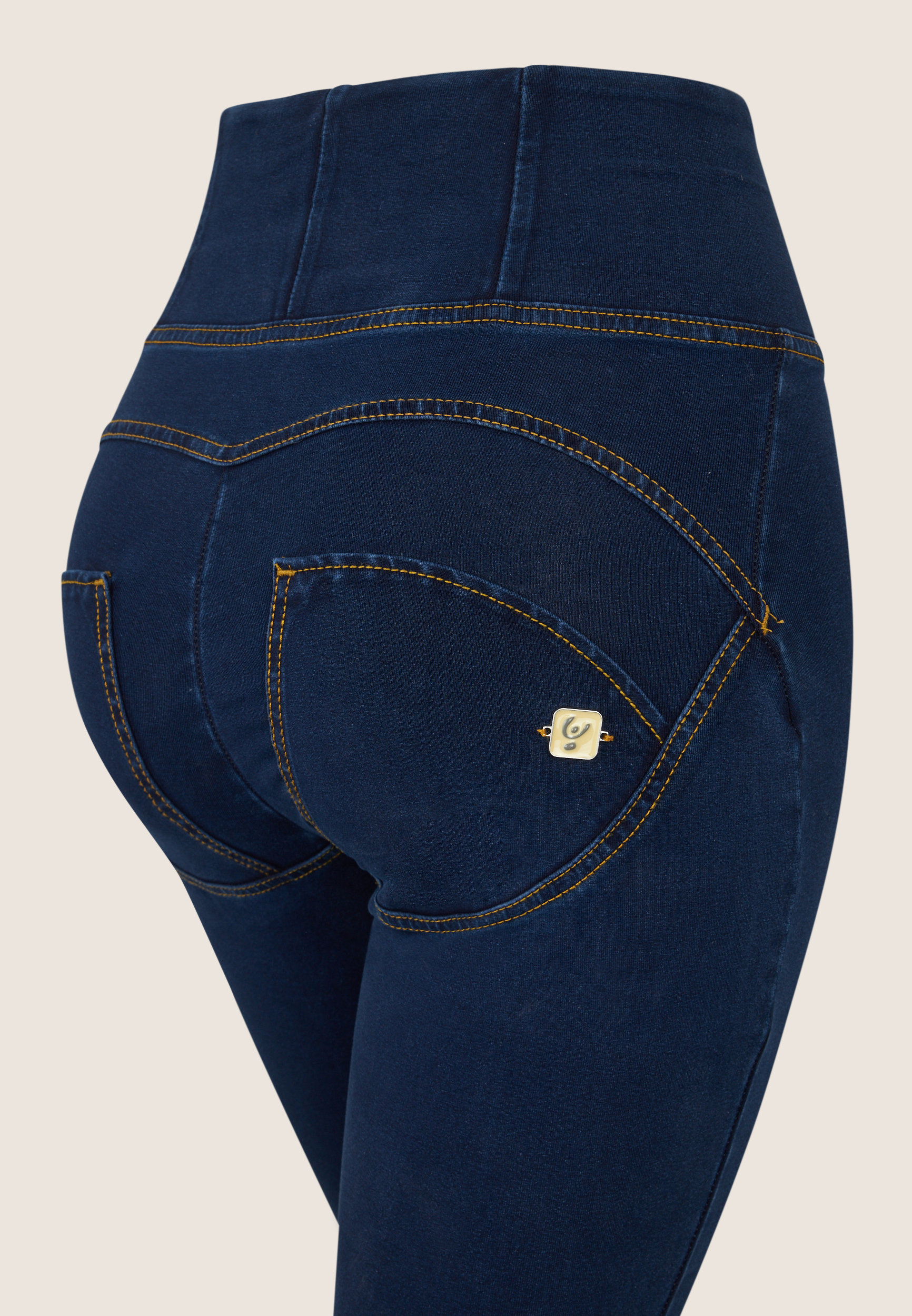 Jeggings Push up WR.UP® 7/8 clessidra vita alta con zip - Foto 9 di 9