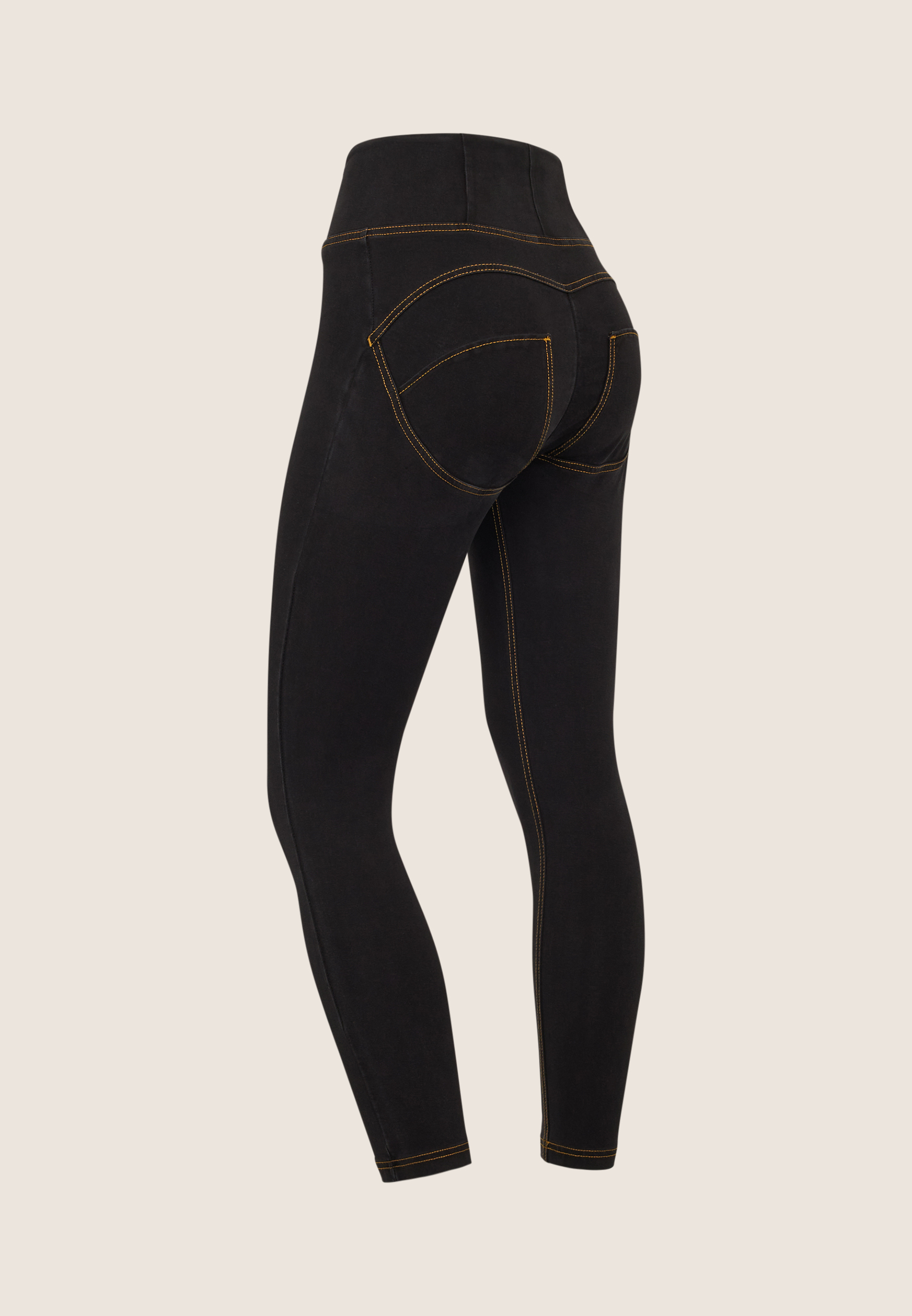 Jeggings Push up WR.UP® 7/8 clessidra vita alta con zip - Foto 5 di 9