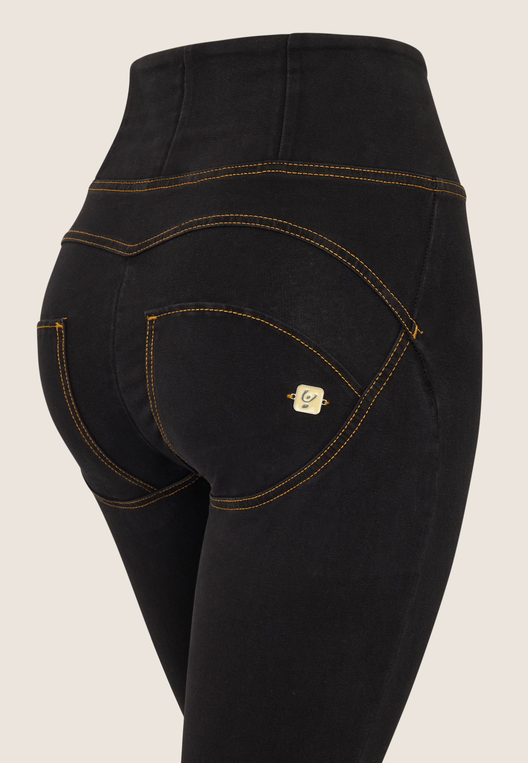 Jeggings Push up WR.UP® 7/8 clessidra vita alta con zip - Foto 6 di 9