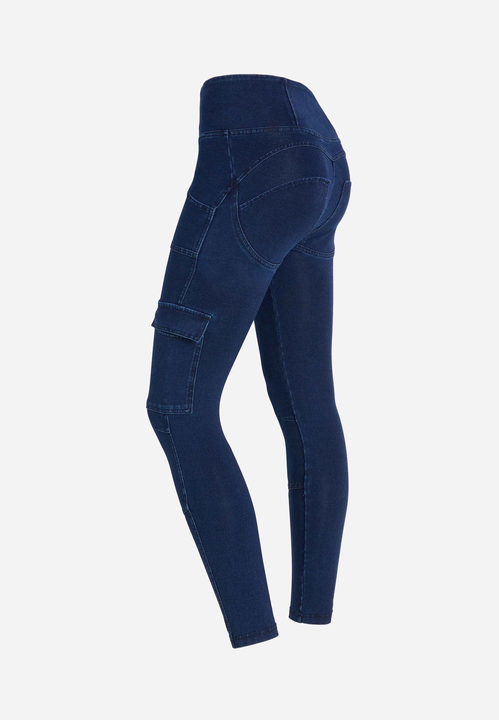 Jeggings WR.UP® stile cargo con vita alta e lunghezza 7/8 - Foto 15 di 24