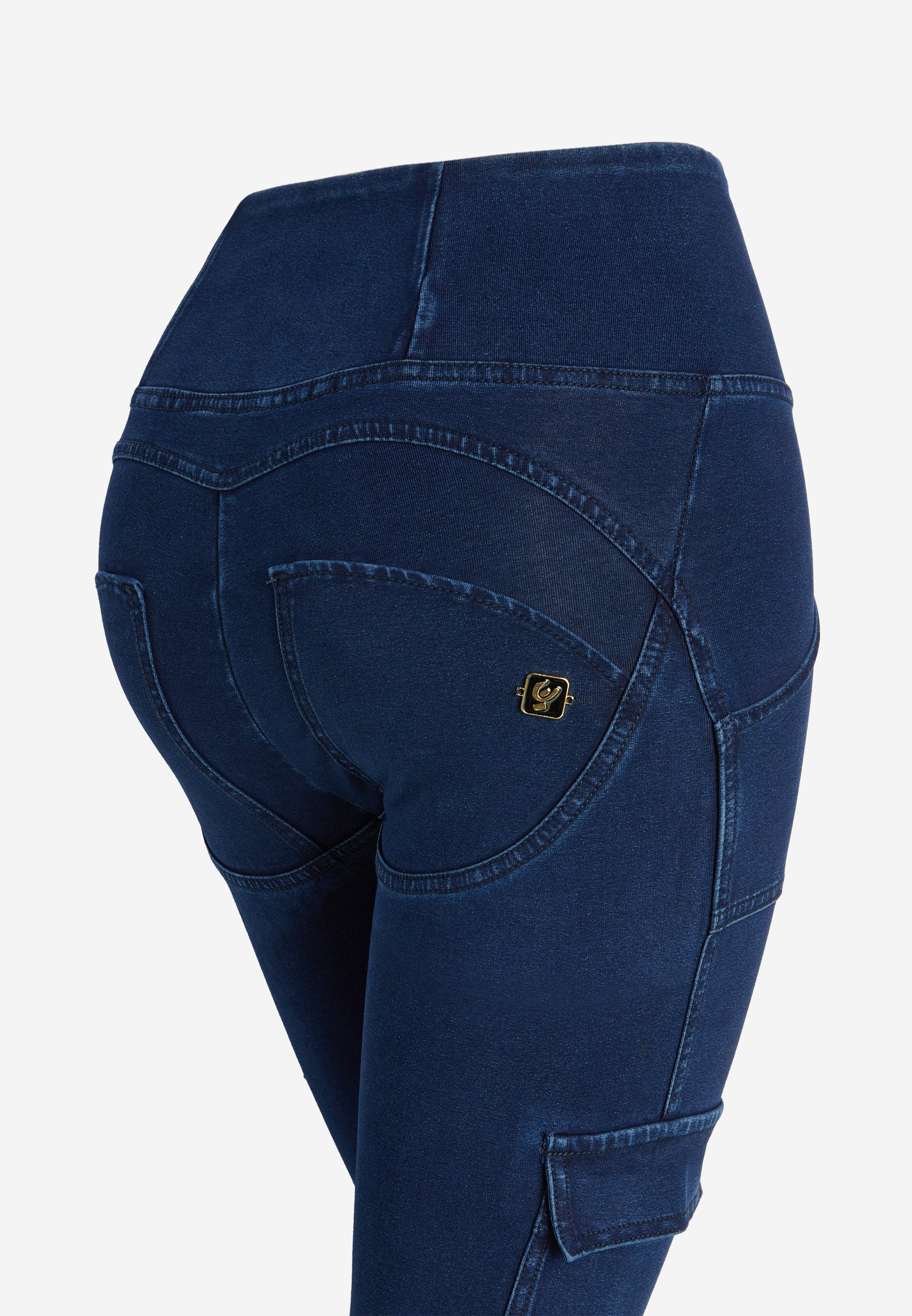 Jeggings WR.UP® stile cargo con vita alta e lunghezza 7/8 - Foto 16 di 24