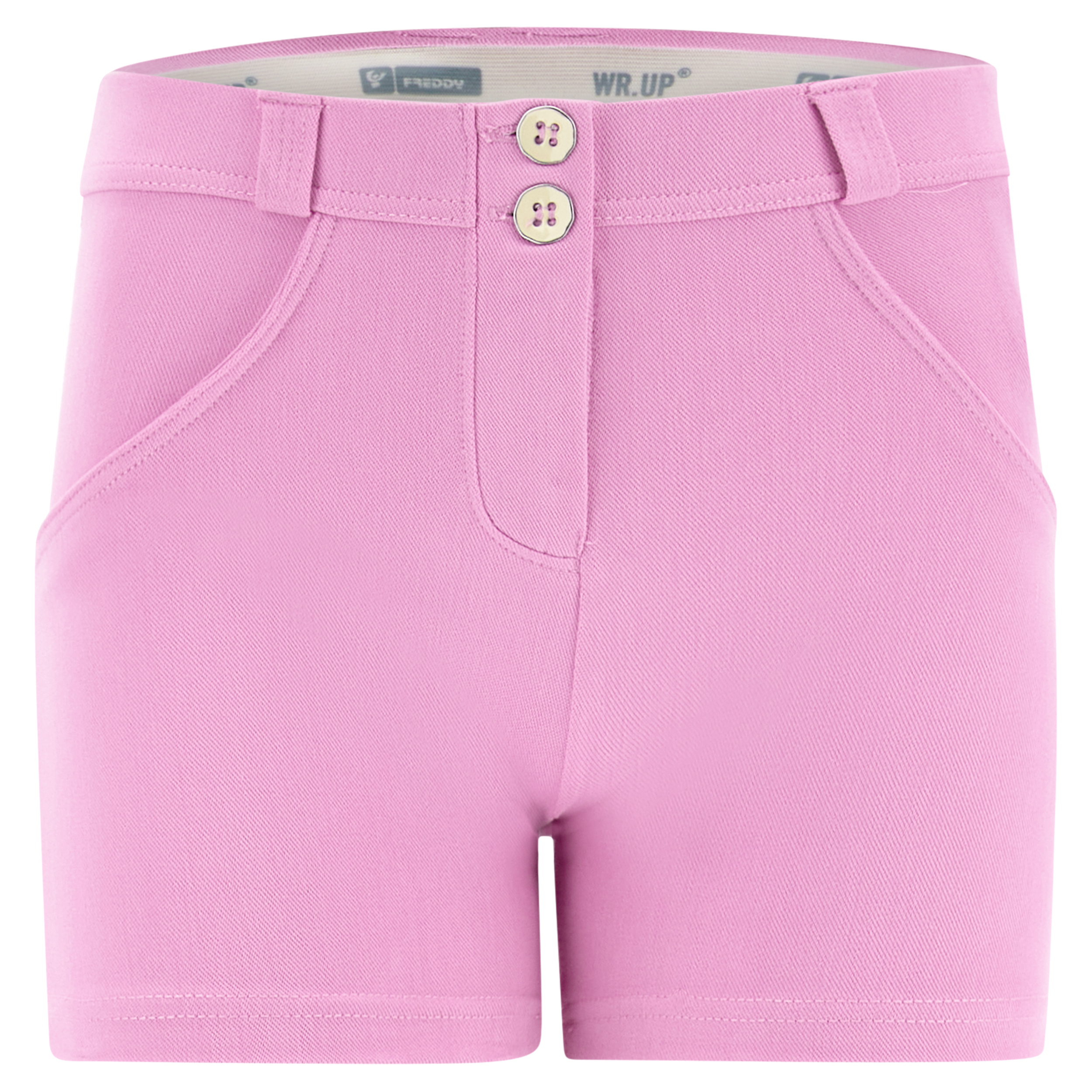 Shorts push up WR.UP® skinny vita regular in jersey drill - Foto 17 di 17