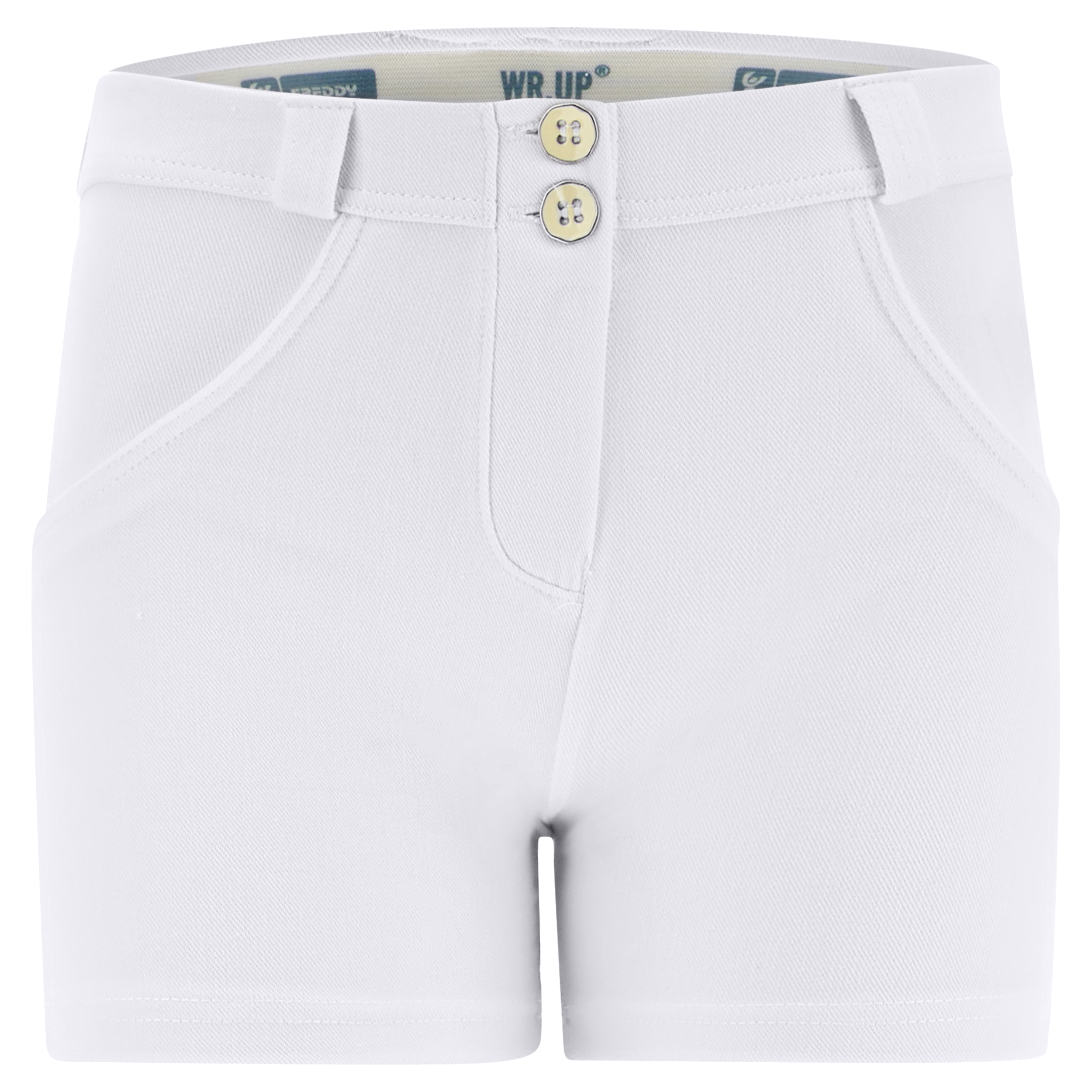 Shorts push up WR.UP® skinny vita regular in jersey drill - Foto 10 di 17