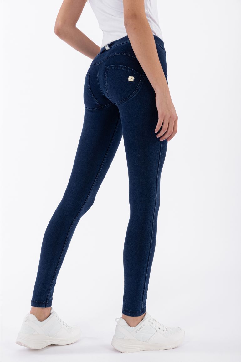 FREDDY Pantalone WR.UP® Superskinny Vita e Lunghezza Regular in Jersey Denim Chiaro 