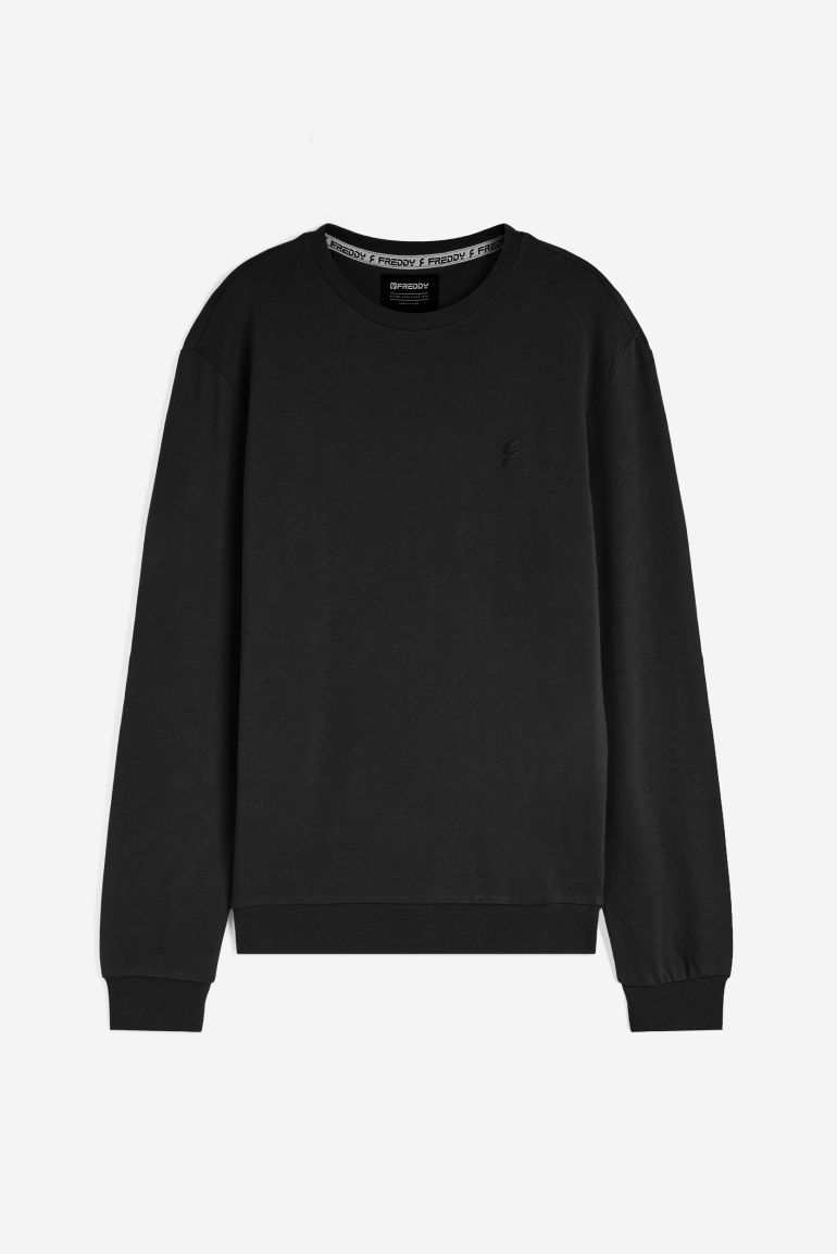 Jersey crew neck sweatshirt 2025