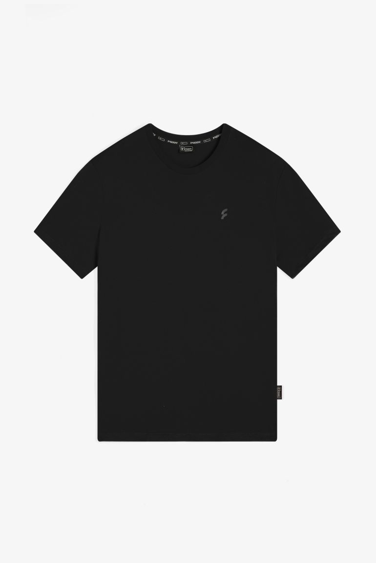 T shirt da uomo in jersey di cotone con scollo girocollo Freddy Official Store