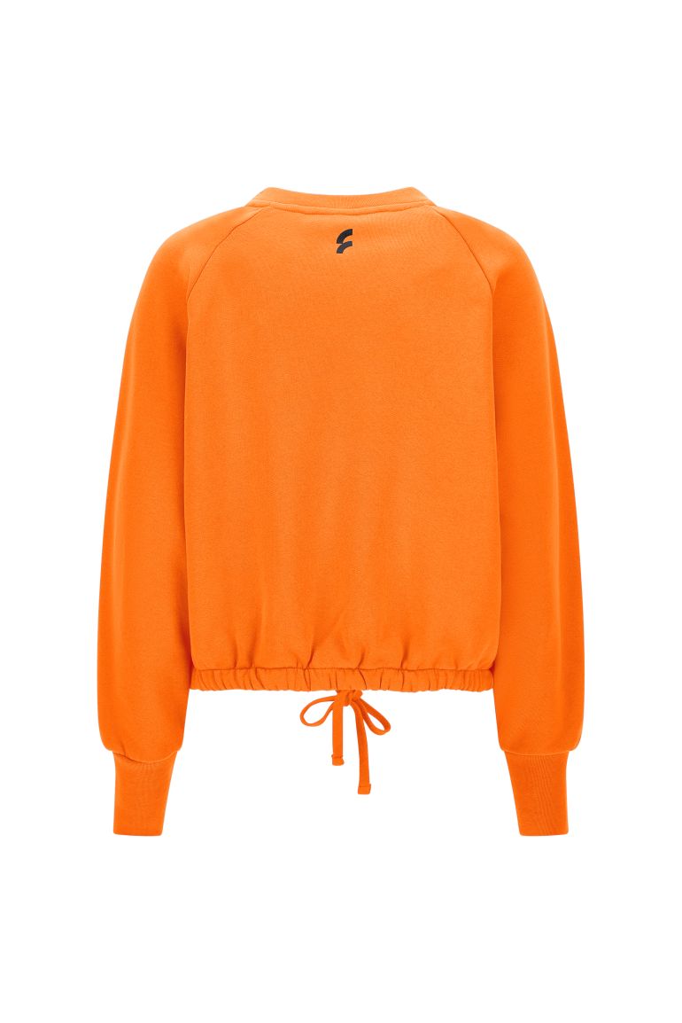 Cropped drawstring sweatshirt with a Charlie Brown print Freddy Official Store
