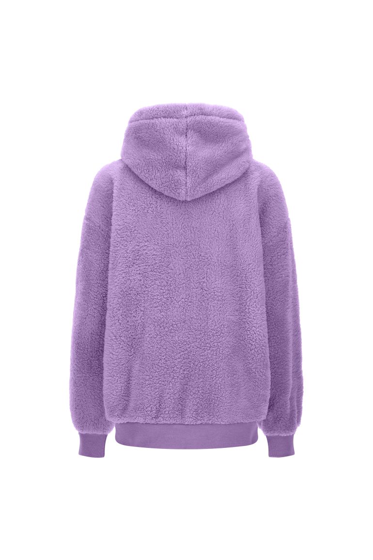 Comfort fit hoodie in soft borg fleece Freddy Official Store