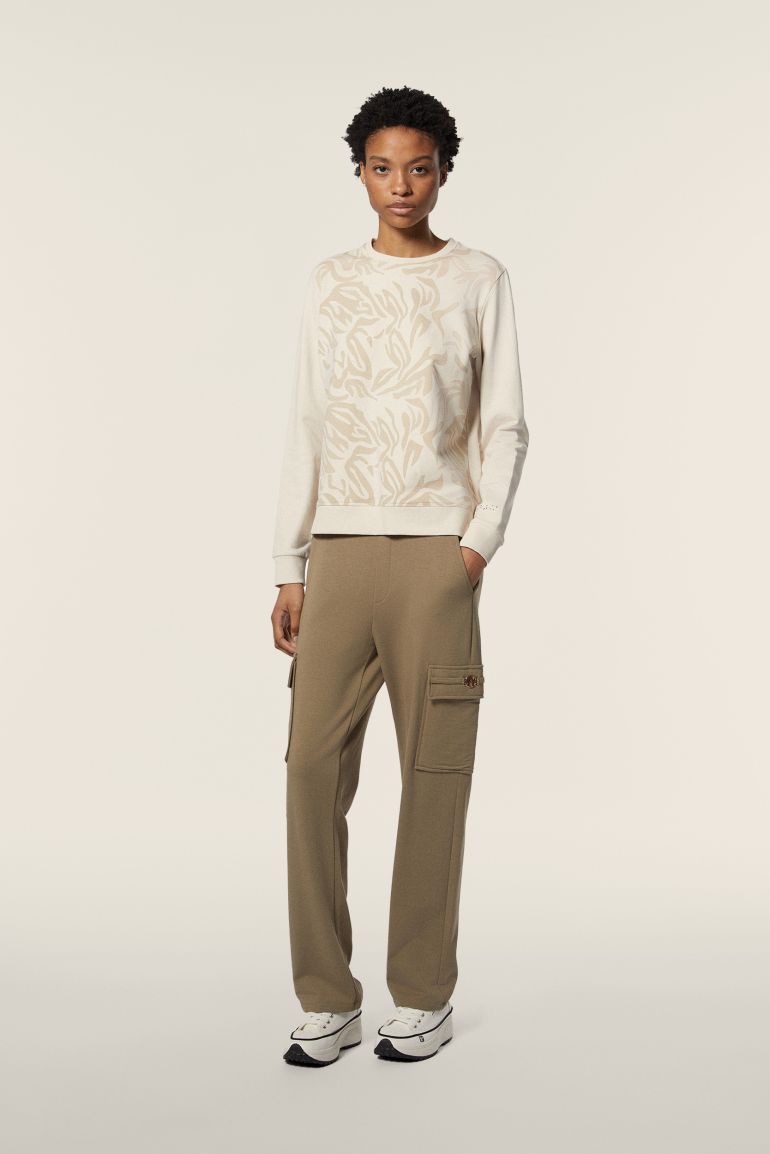 Floral crew neck sweatshirt new arrivals